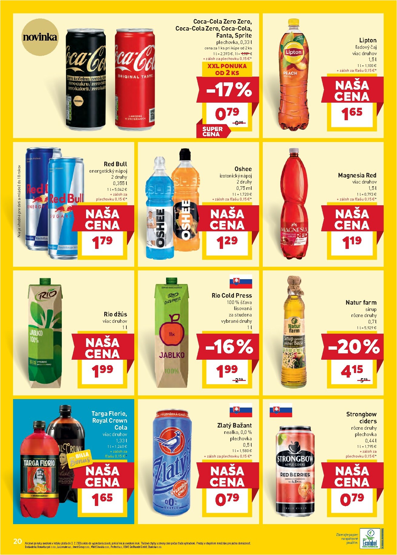 billa - Leták Billa platný od 28.01. do 03.02. - page: 20