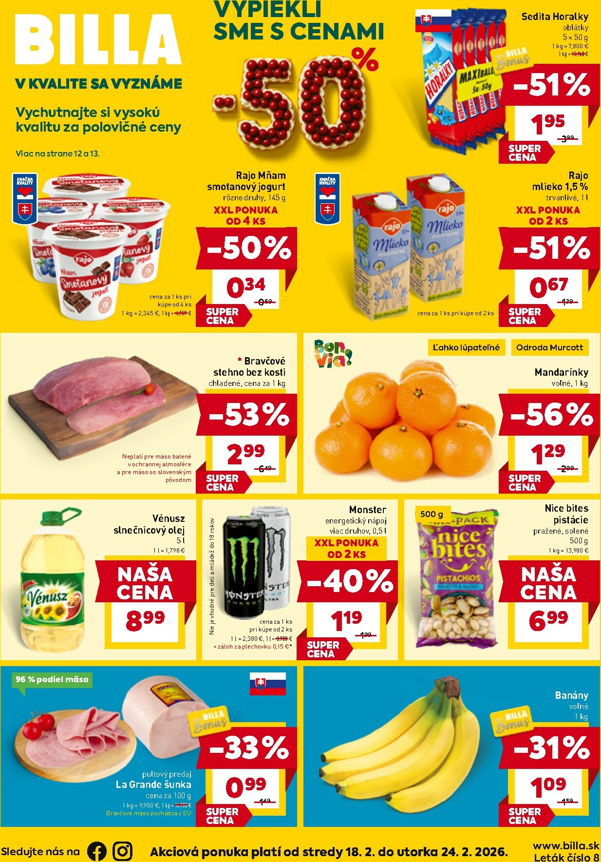 billa - Leták Billa platný od 18.02.2026 do 24.02.2026