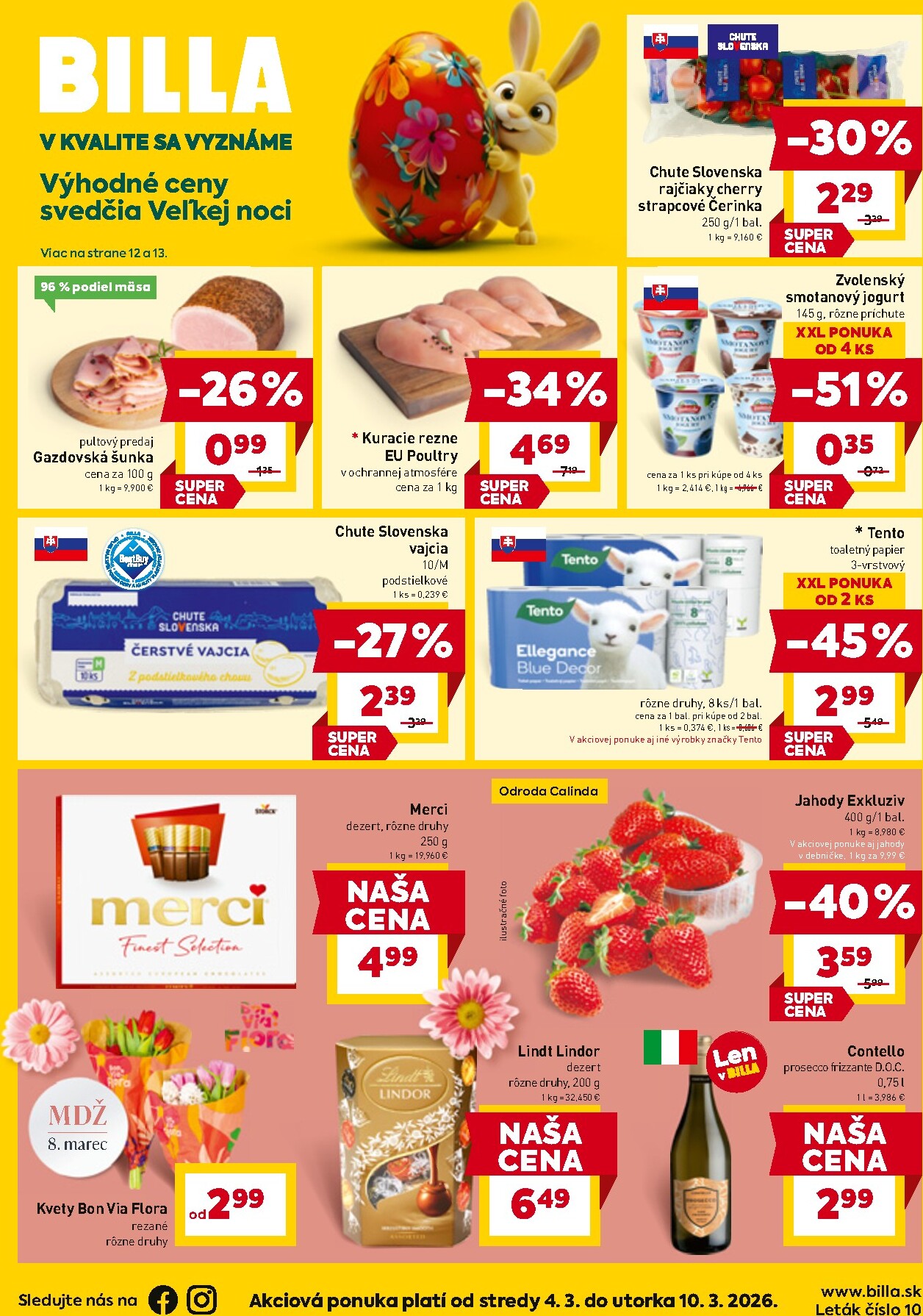 billa - Leták Billa platný od 04.03.2026 do 10.03.2026