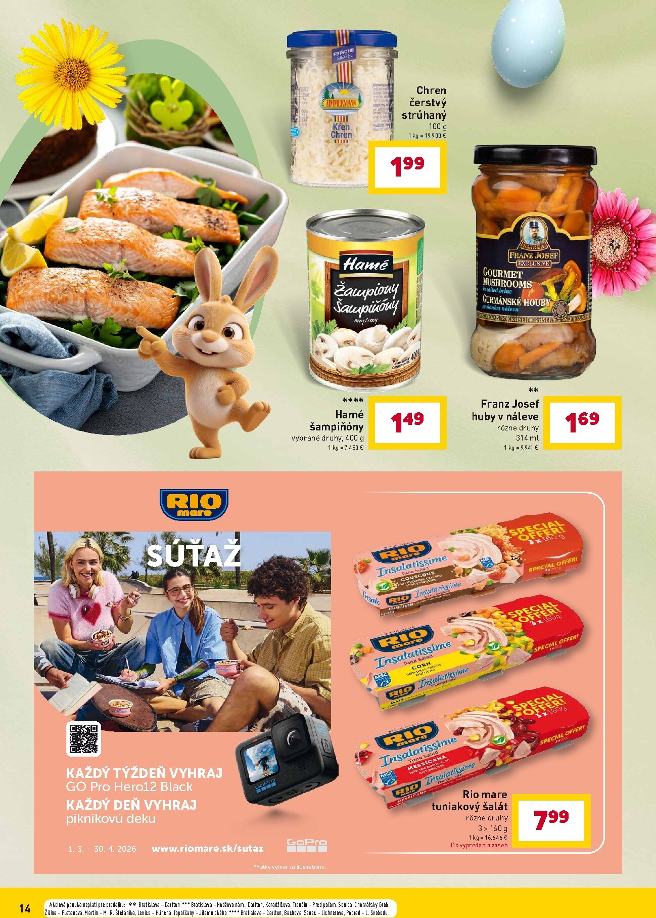billa - Leták Billa - Veľká noc katalóg platný od 11.03.2026 do 06.04.2026 - page: 14