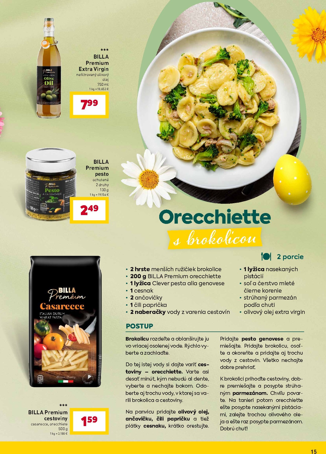 billa - Leták Billa - Veľká noc katalóg platný od 11.03.2026 do 06.04.2026 - page: 15