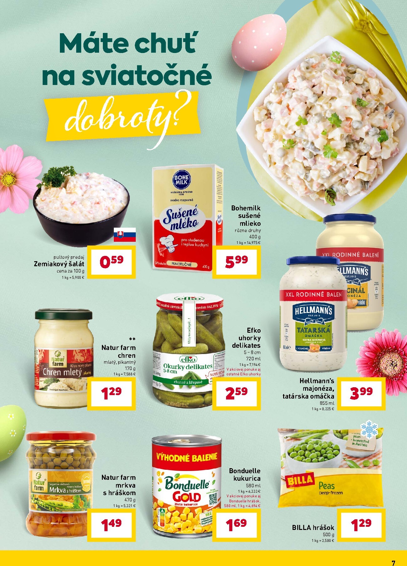 billa - Leták Billa - Veľká noc katalóg platný od 11.03.2026 do 06.04.2026 - page: 7