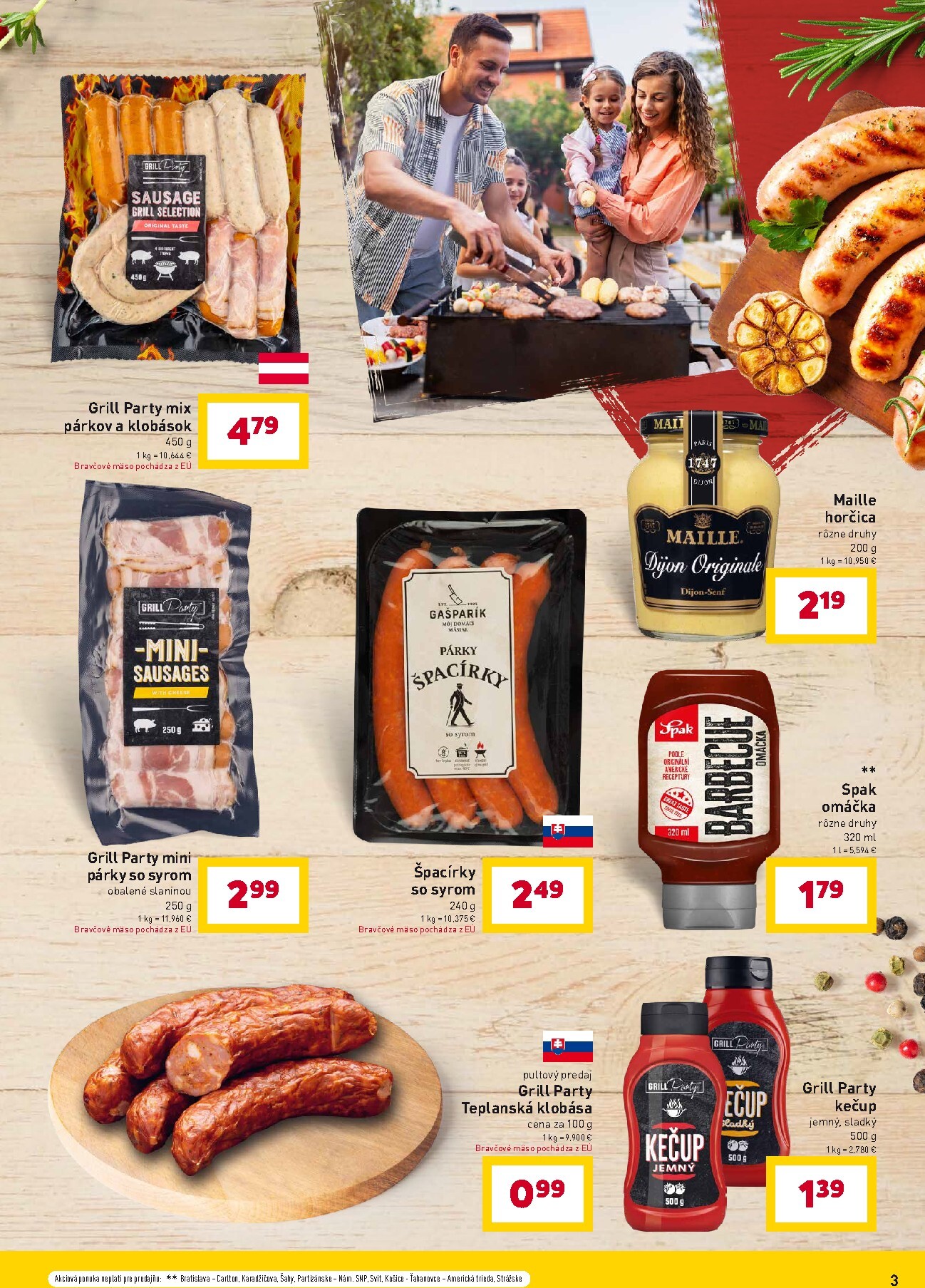 billa - Aktuálny leták Billa - Grilovanie platný od utorka, 07.04.2026 do utorka, 28.04.2026 - page: 3