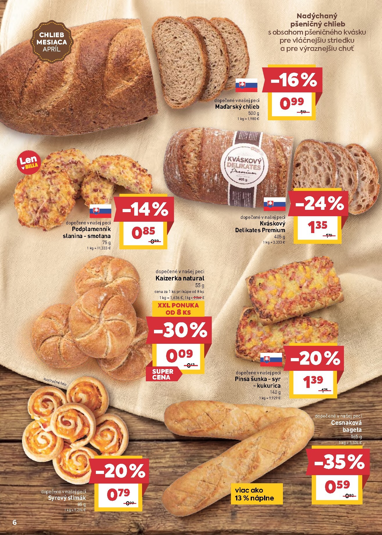 billa - Aktuálny leták Billa od stredy, 15.04.2026 do utorka, 21.04.2026 - page: 6