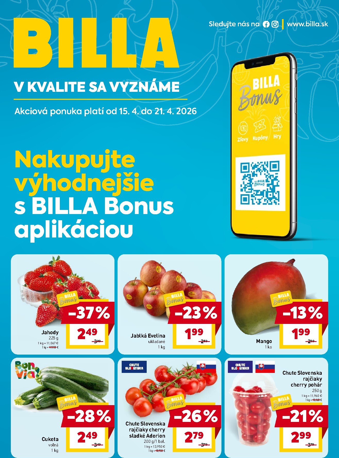 billa - Aktuálny leták Billa od stredy, 15.04.2026 do utorka, 21.04.2026 - page: 31