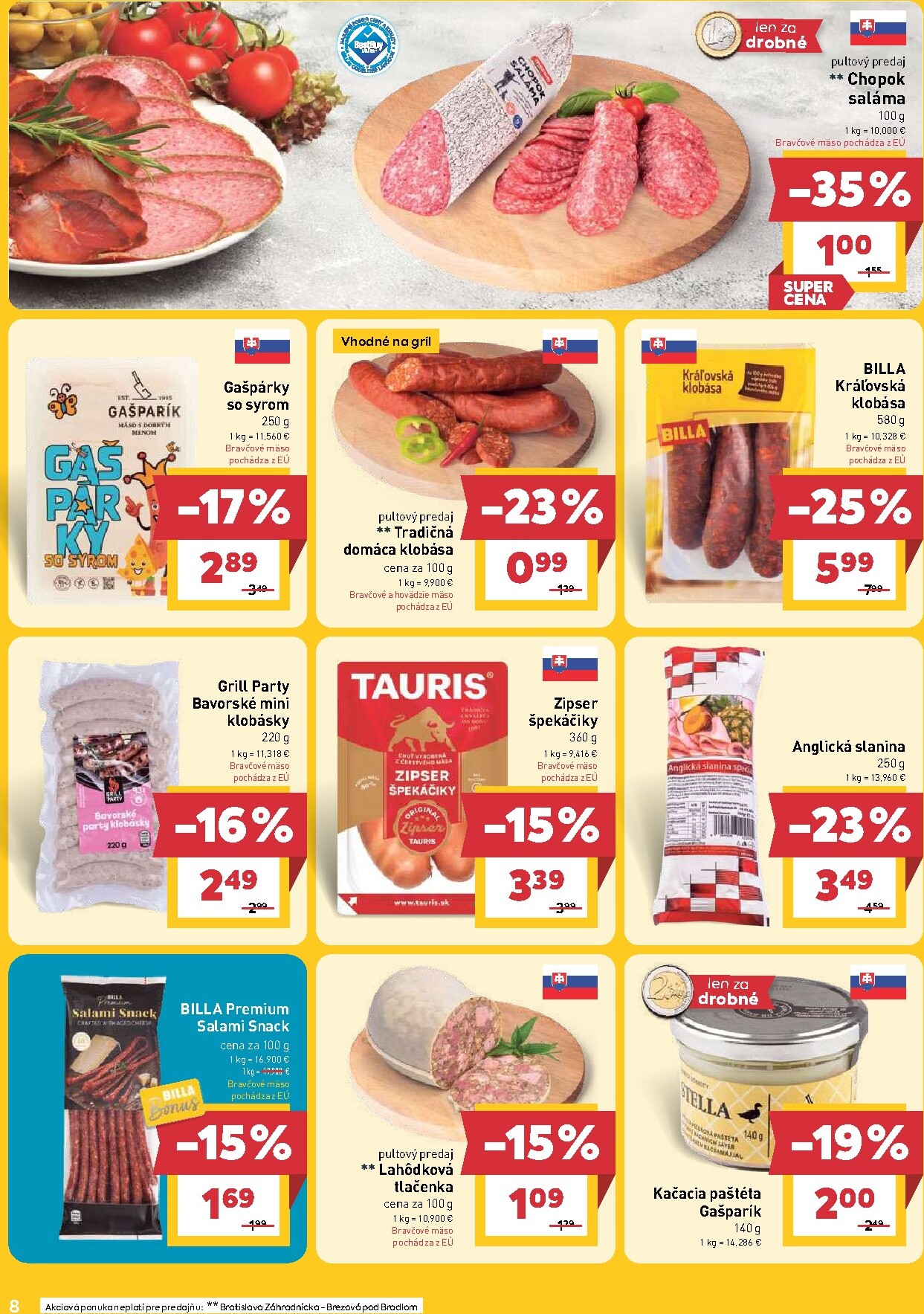 billa - Nový leták Billa od stredy, 22.04.2026 do utorka, 28.04.2026 - page: 8