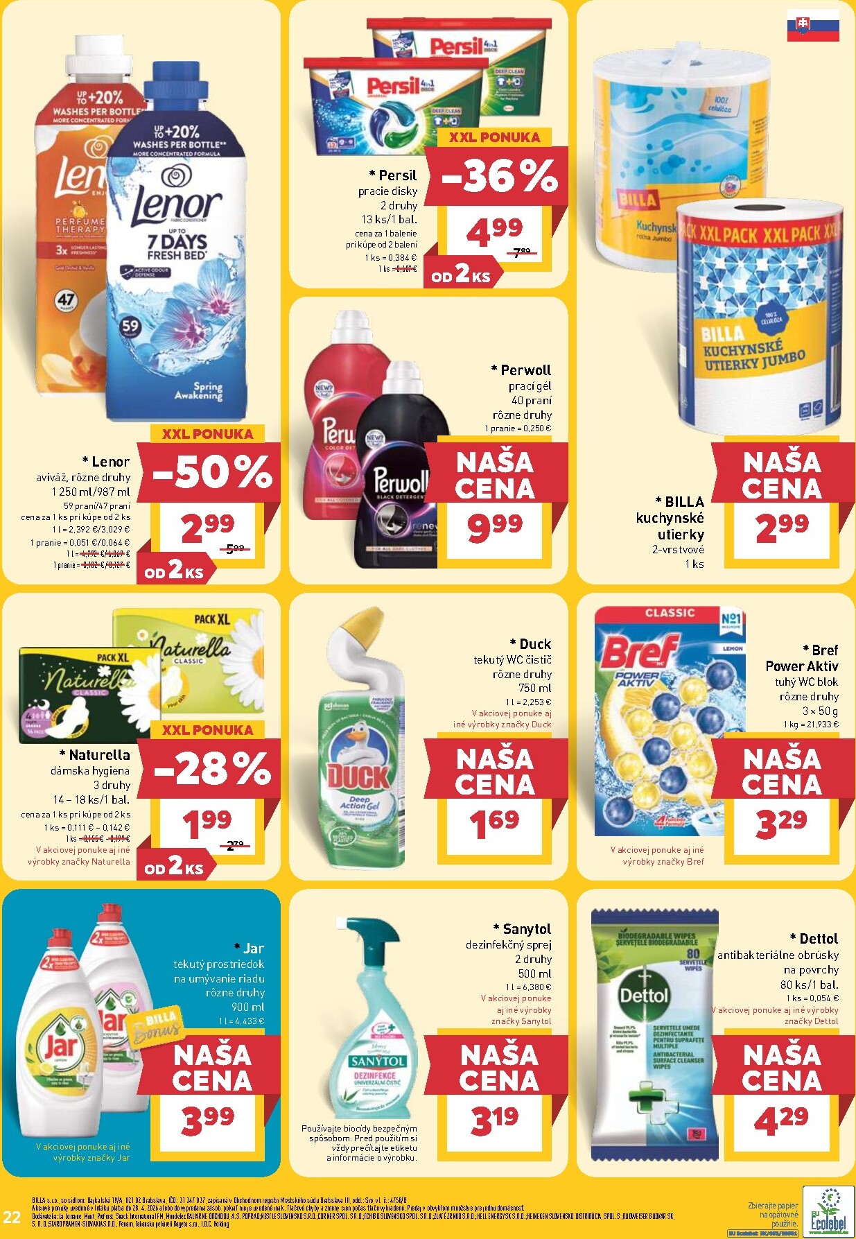 billa - Aktuálny leták Billa od stredy, 22.04.2026 do utorka, 28.04.2026 - page: 24