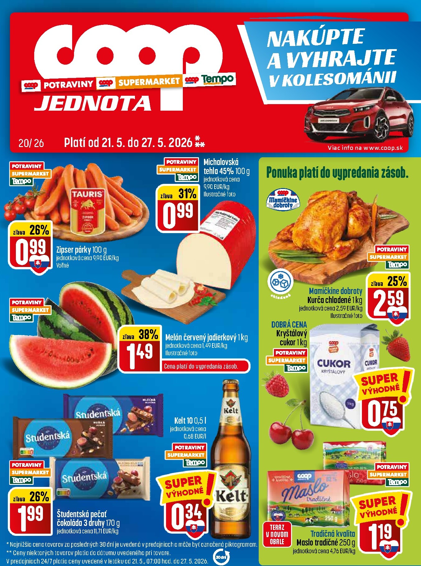coop-jednota - Nový COOP Jednota leták od štvrtka, 21.05.2026 do stredy, 27.05.2026