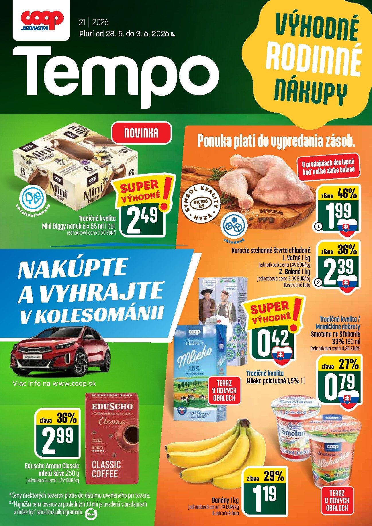 coop-jednota - Aktuálny COOP Jednota - Tempo leták od štvrtka, 28.05.2026 do stredy, 03.06.2026