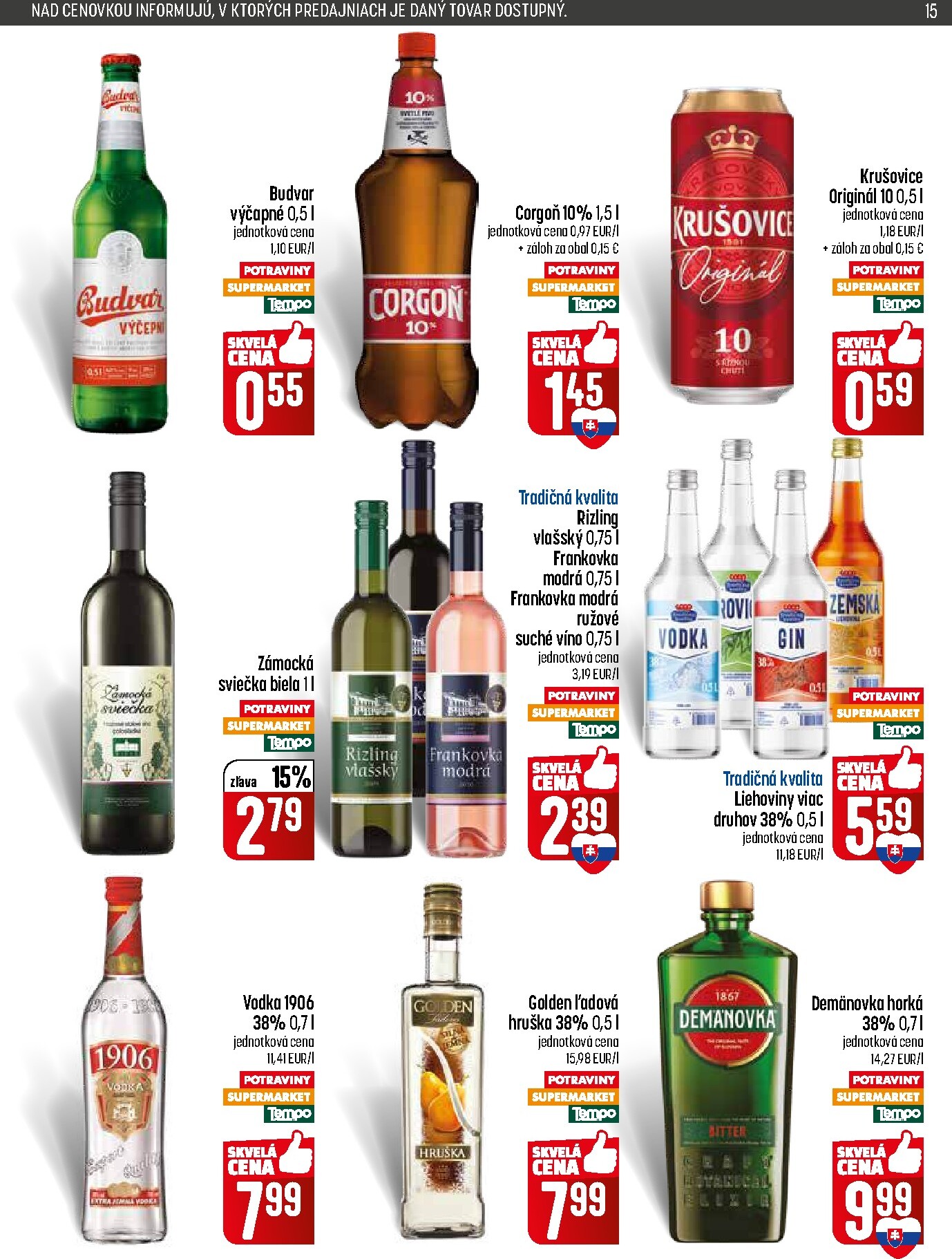 coop-jednota - Nový COOP Jednota leták od štvrtka, 04.06.2026 do stredy, 10.06.2026 - page: 15