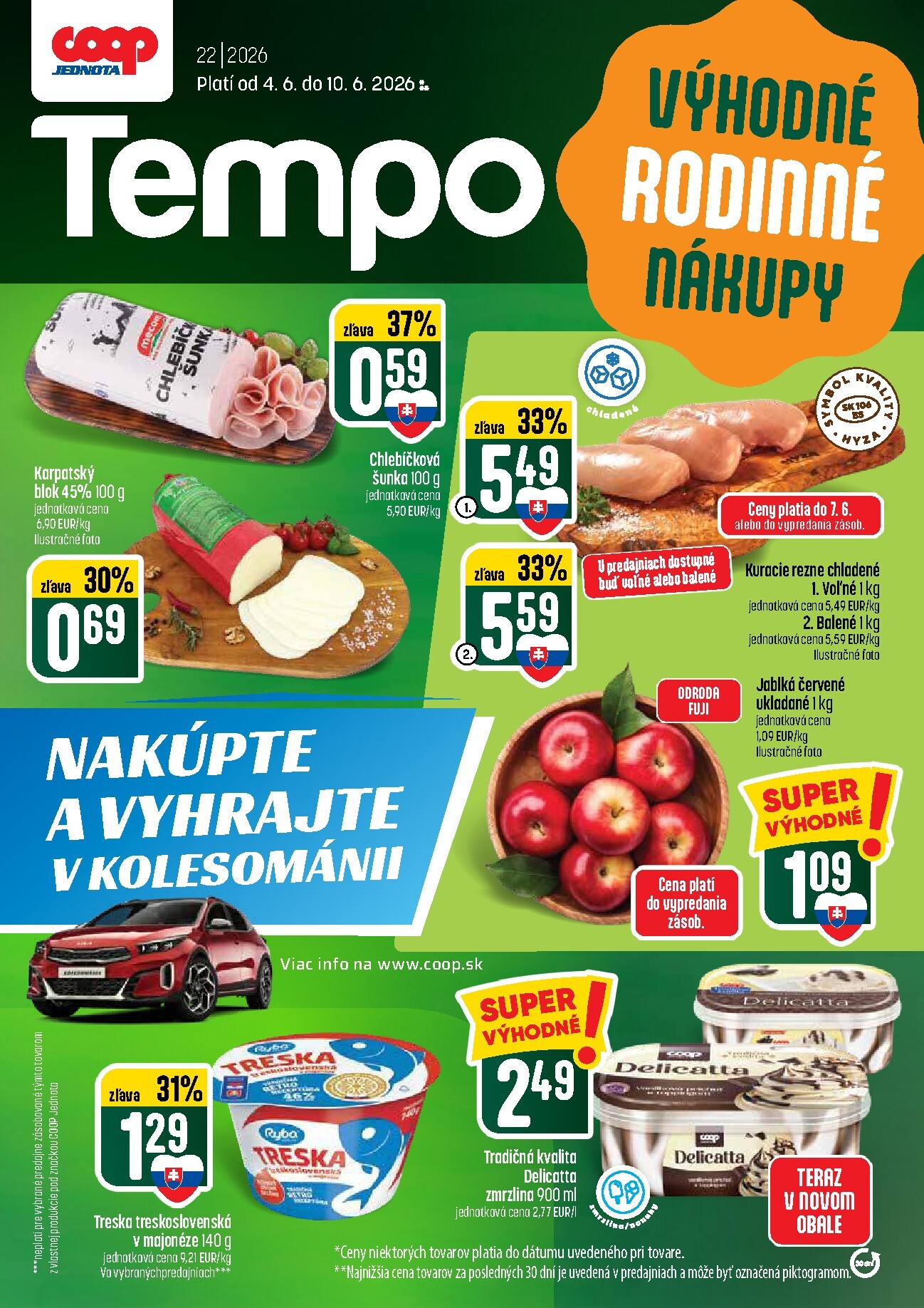 coop-jednota - Nový COOP Jednota - Tempo leták od štvrtka, 04.06.2026 do stredy, 10.06.2026 - page: 1