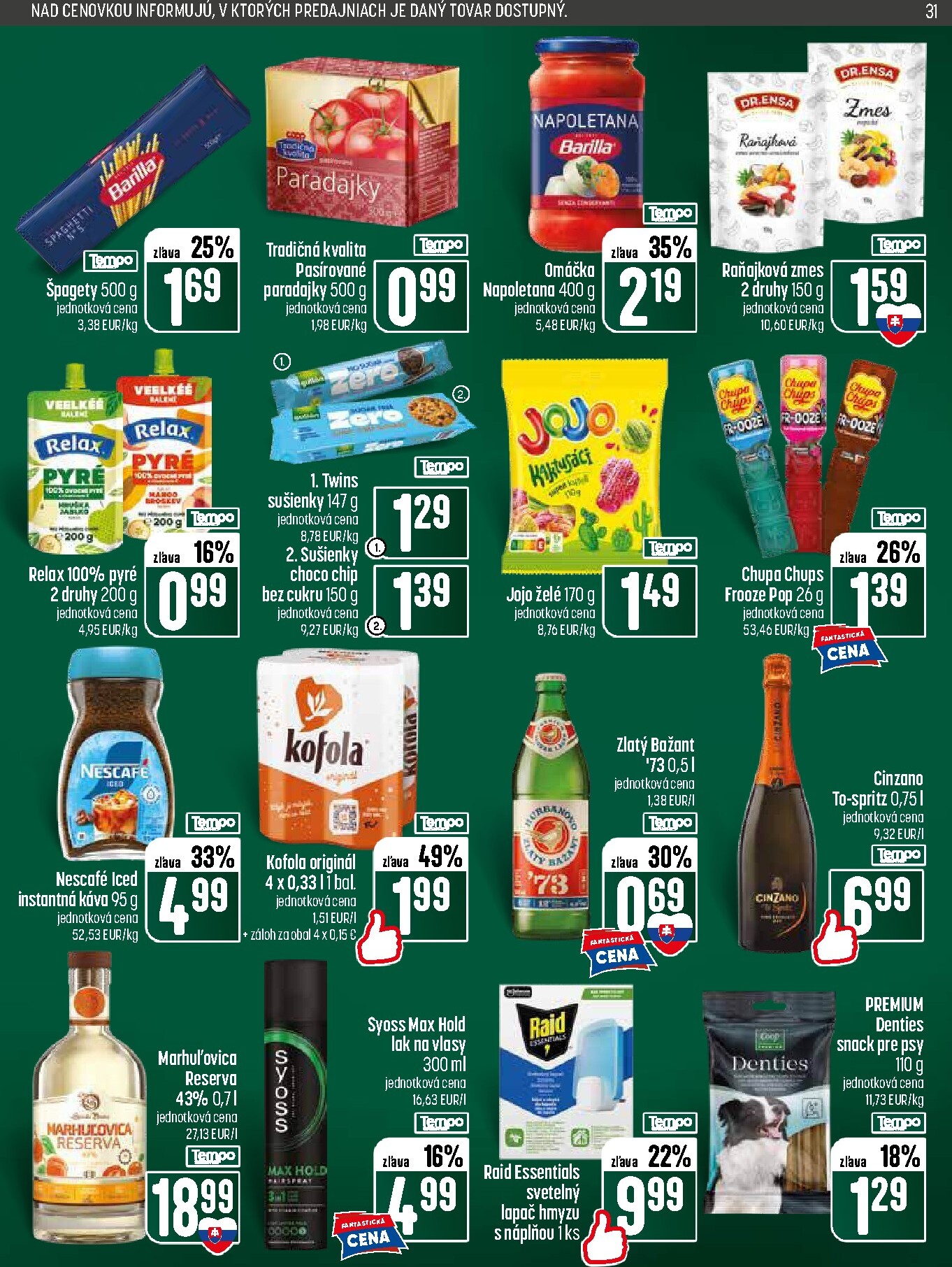 coop-jednota - Nový COOP Jednota leták od štvrtka, 11.06.2026 do stredy, 17.06.2026 - page: 31