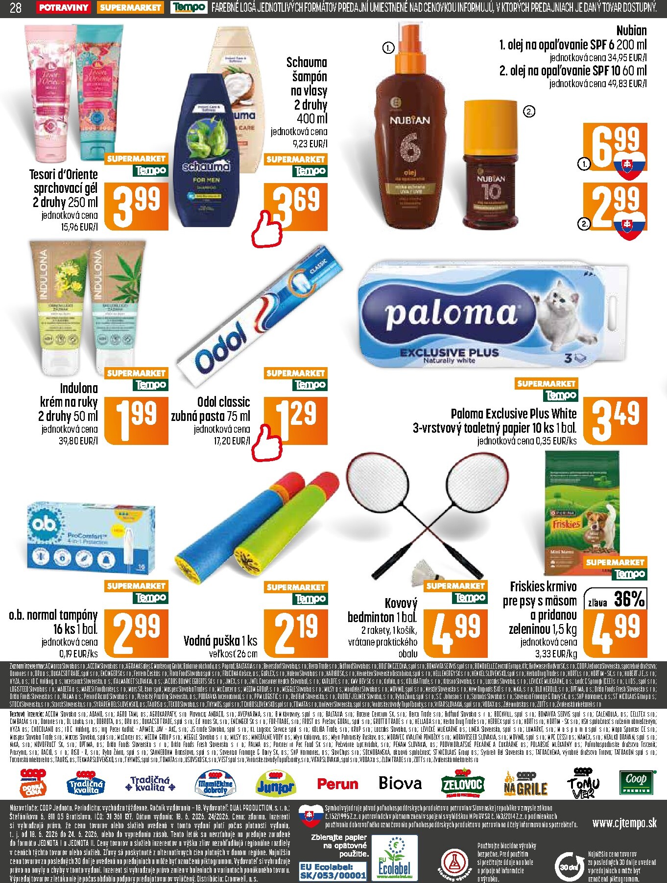 coop-jednota - Nový COOP Jednota - Tempo leták od štvrtka, 18.06.2026 do stredy, 24.06.2026 - page: 28