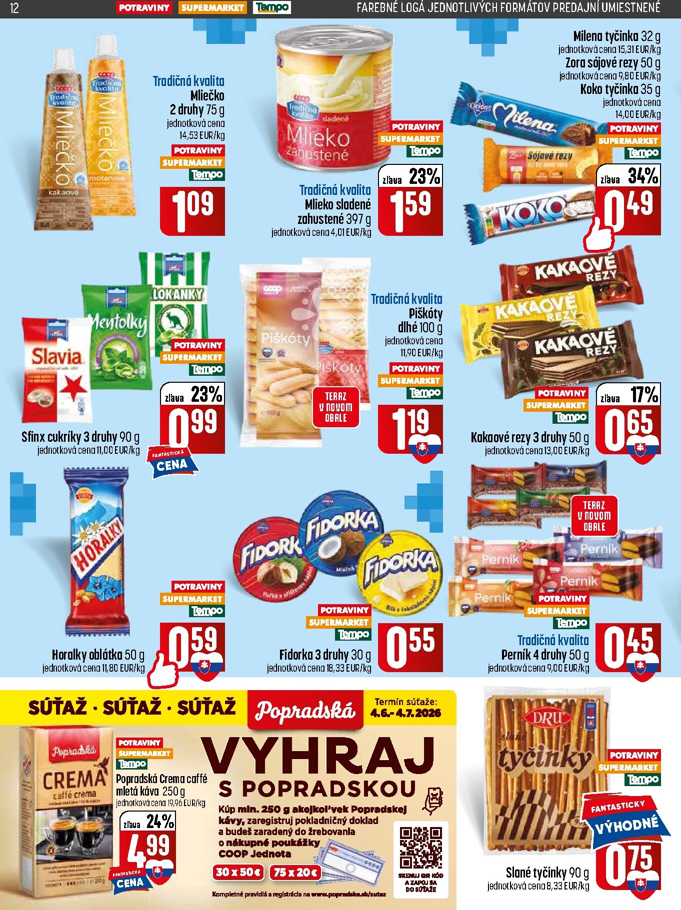 coop-jednota - Nový COOP Jednota - Tempo leták od štvrtka, 18.06.2026 do stredy, 24.06.2026 - page: 12