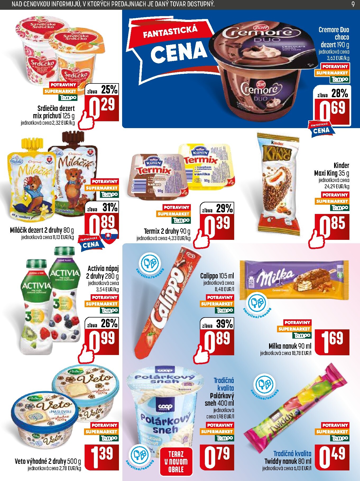 coop-jednota - Nový COOP Jednota - Tempo leták od štvrtka, 18.06.2026 do stredy, 24.06.2026 - page: 9