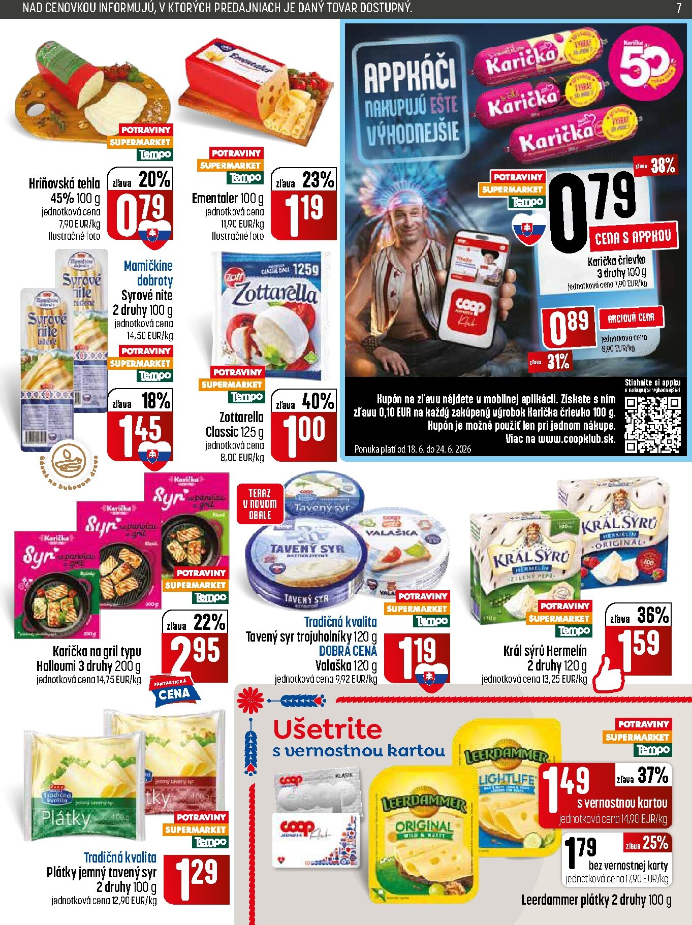 coop-jednota - Nový COOP Jednota - Tempo leták od štvrtka, 18.06.2026 do stredy, 24.06.2026 - page: 7