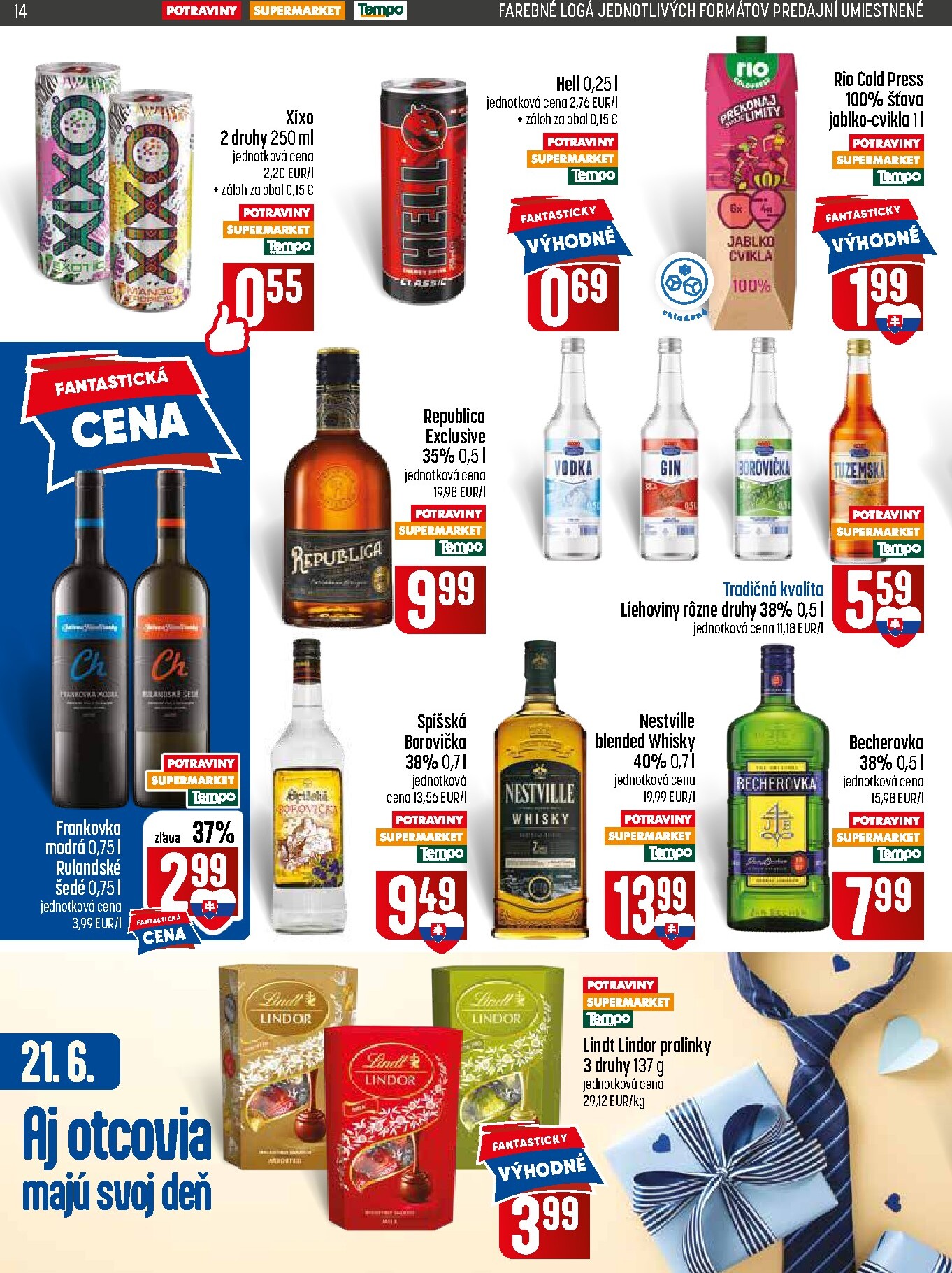 coop-jednota - Nový COOP Jednota - Tempo leták od štvrtka, 18.06.2026 do stredy, 24.06.2026 - page: 14