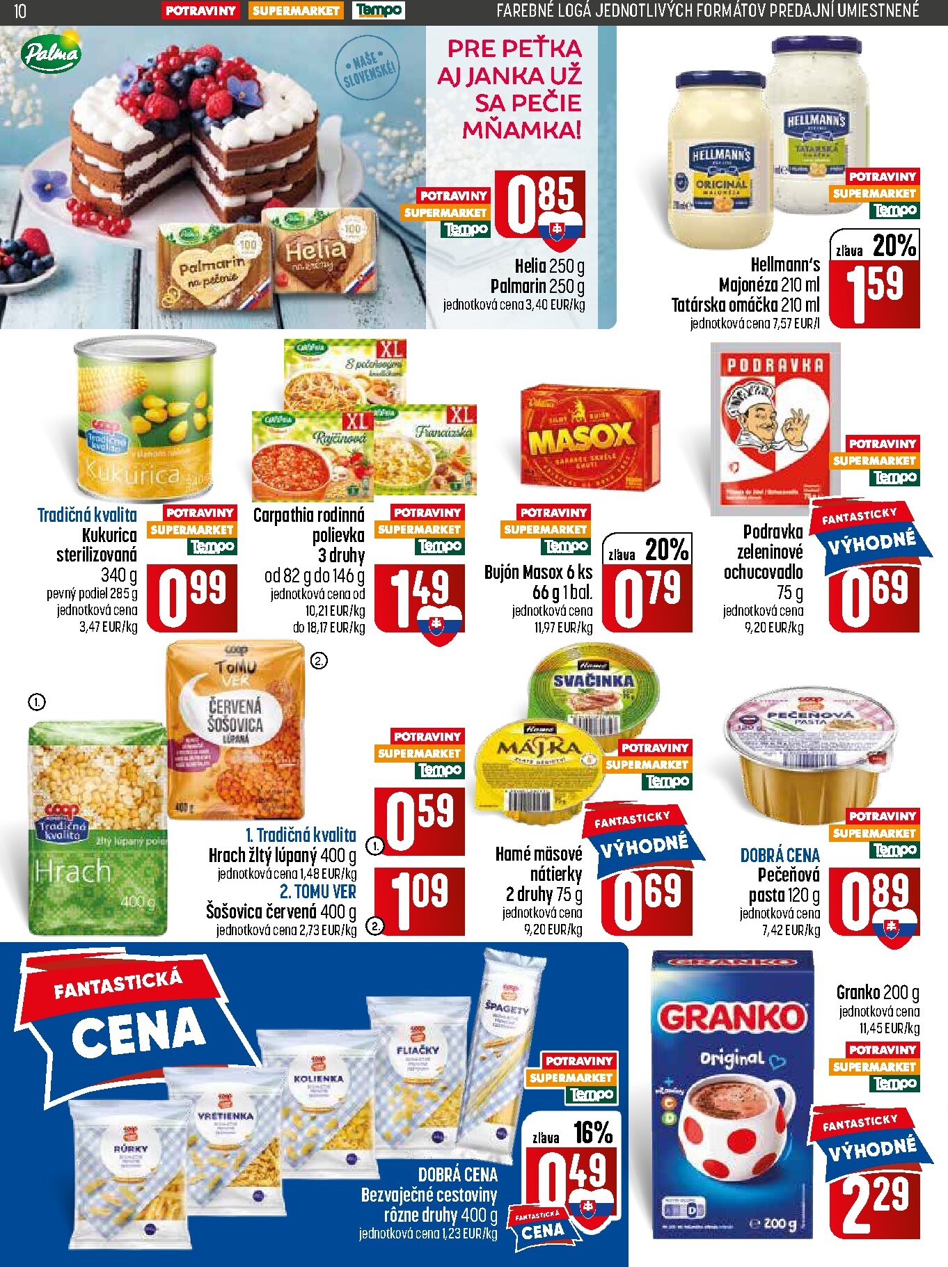 coop-jednota - Nový COOP Jednota - Tempo leták od štvrtka, 18.06.2026 do stredy, 24.06.2026 - page: 10