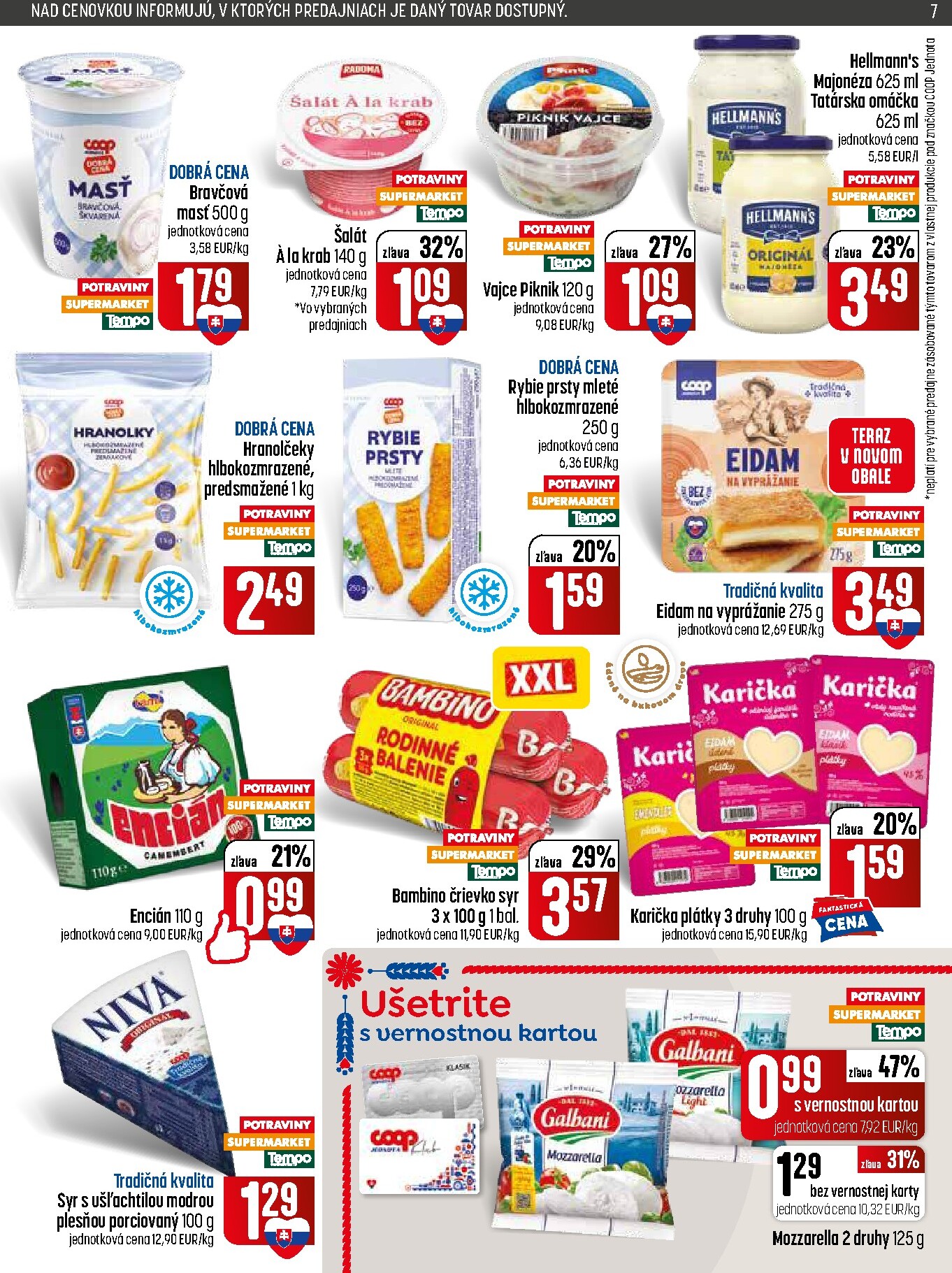 coop-jednota - Nový COOP Jednota - Tempo leták od štvrtka, 25.06.2026 do stredy, 01.07.2026 - page: 7