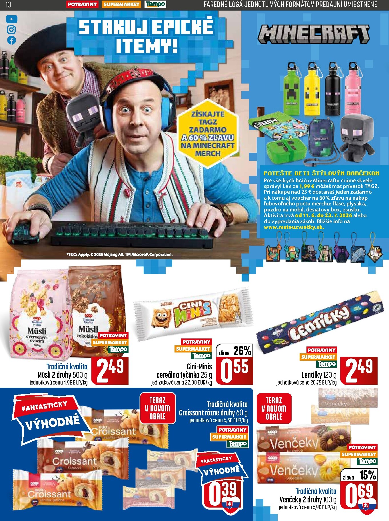 coop-jednota - Nový COOP Jednota - Tempo leták od štvrtka, 25.06.2026 do stredy, 01.07.2026 - page: 10