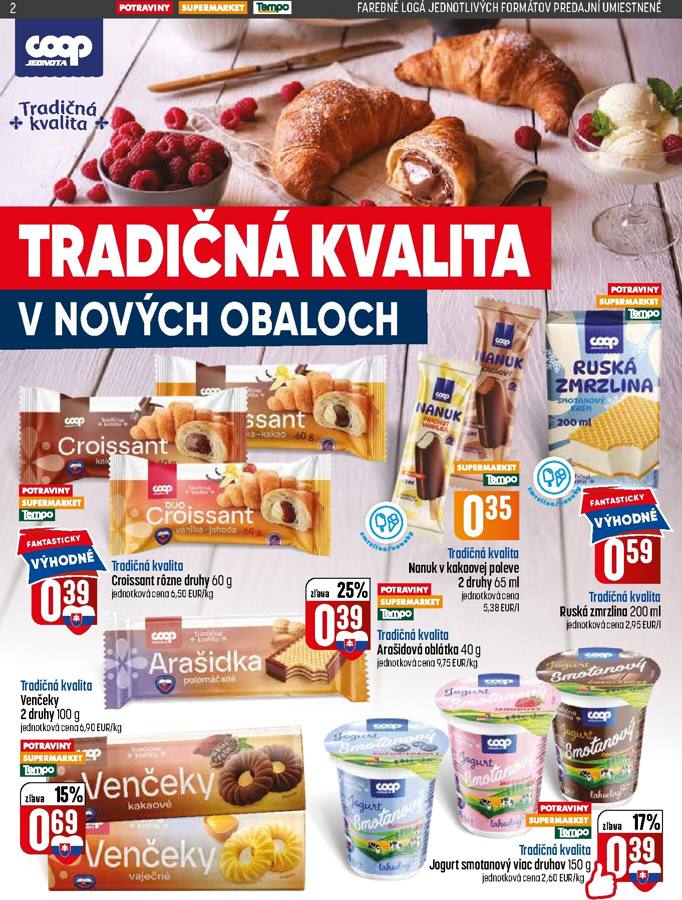 coop-jednota - Nový COOP Jednota - Tempo leták od štvrtka, 25.06.2026 do stredy, 01.07.2026 - page: 2