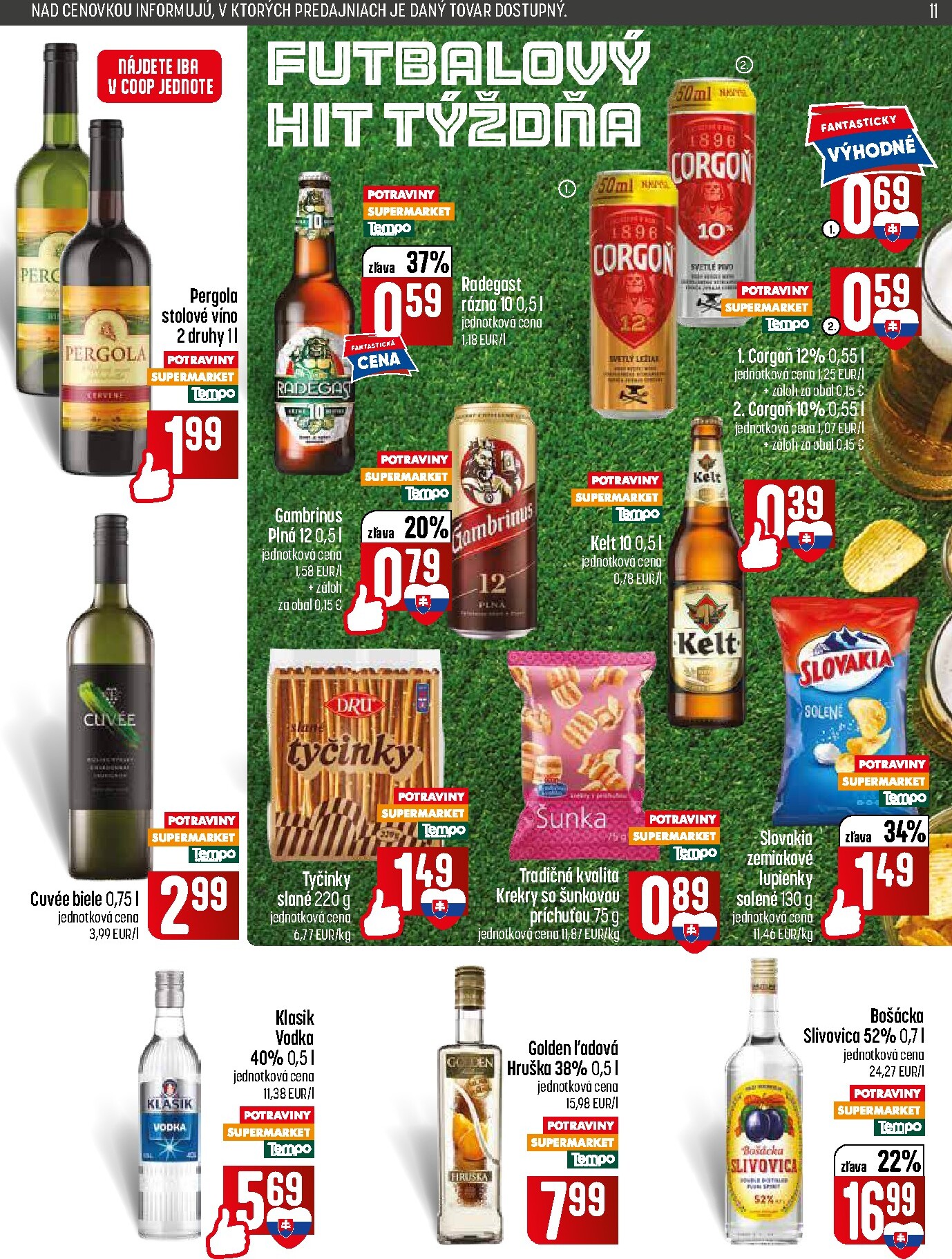 coop-jednota - Nový COOP Jednota leták od štvrtka, 02.07.2026 do stredy, 08.07.2026 - page: 11