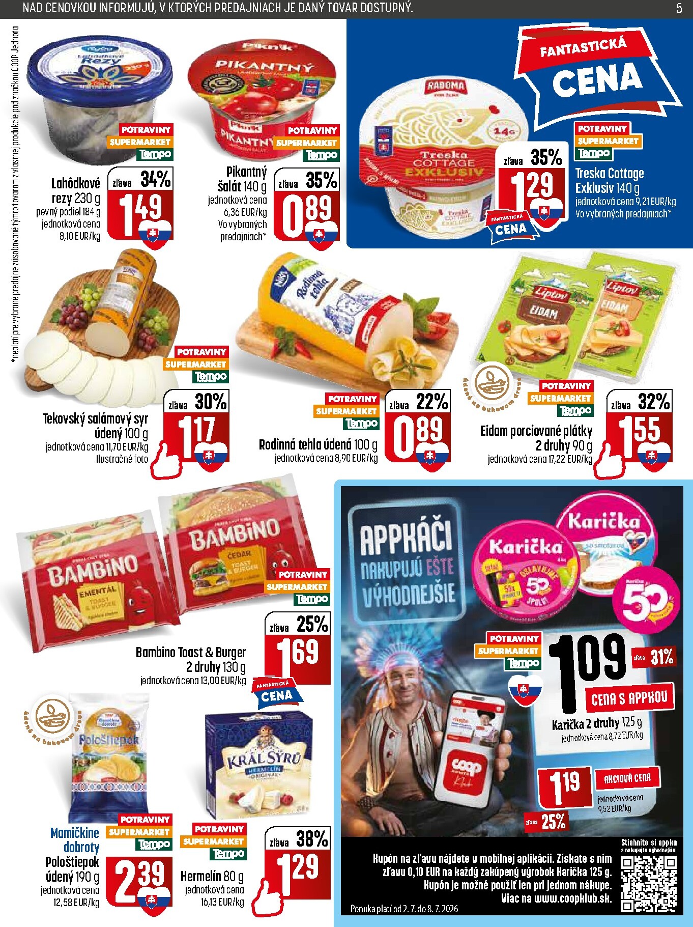 coop-jednota - Nový COOP Jednota leták od štvrtka, 02.07.2026 do stredy, 08.07.2026 - page: 5