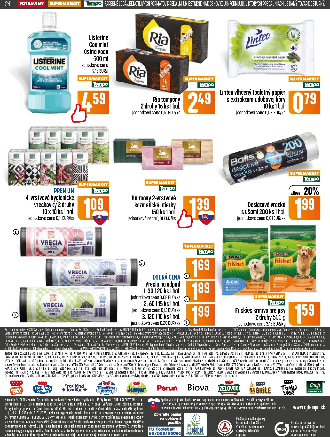 coop-jednota - Nový COOP Jednota leták od štvrtka, 02.07.2026 do stredy, 08.07.2026 - page: 24