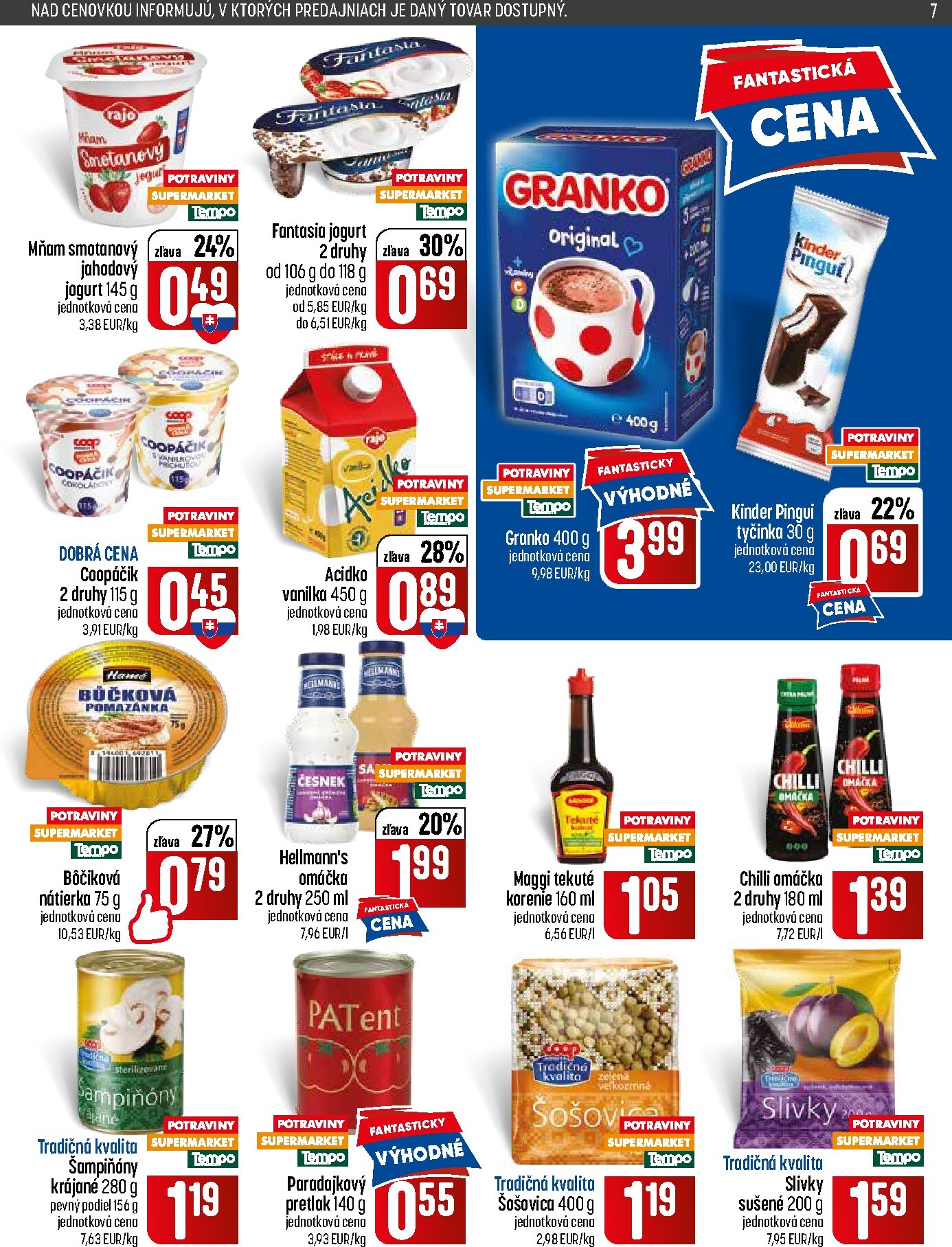 coop-jednota - Nový COOP Jednota leták od štvrtka, 02.07.2026 do stredy, 08.07.2026 - page: 7