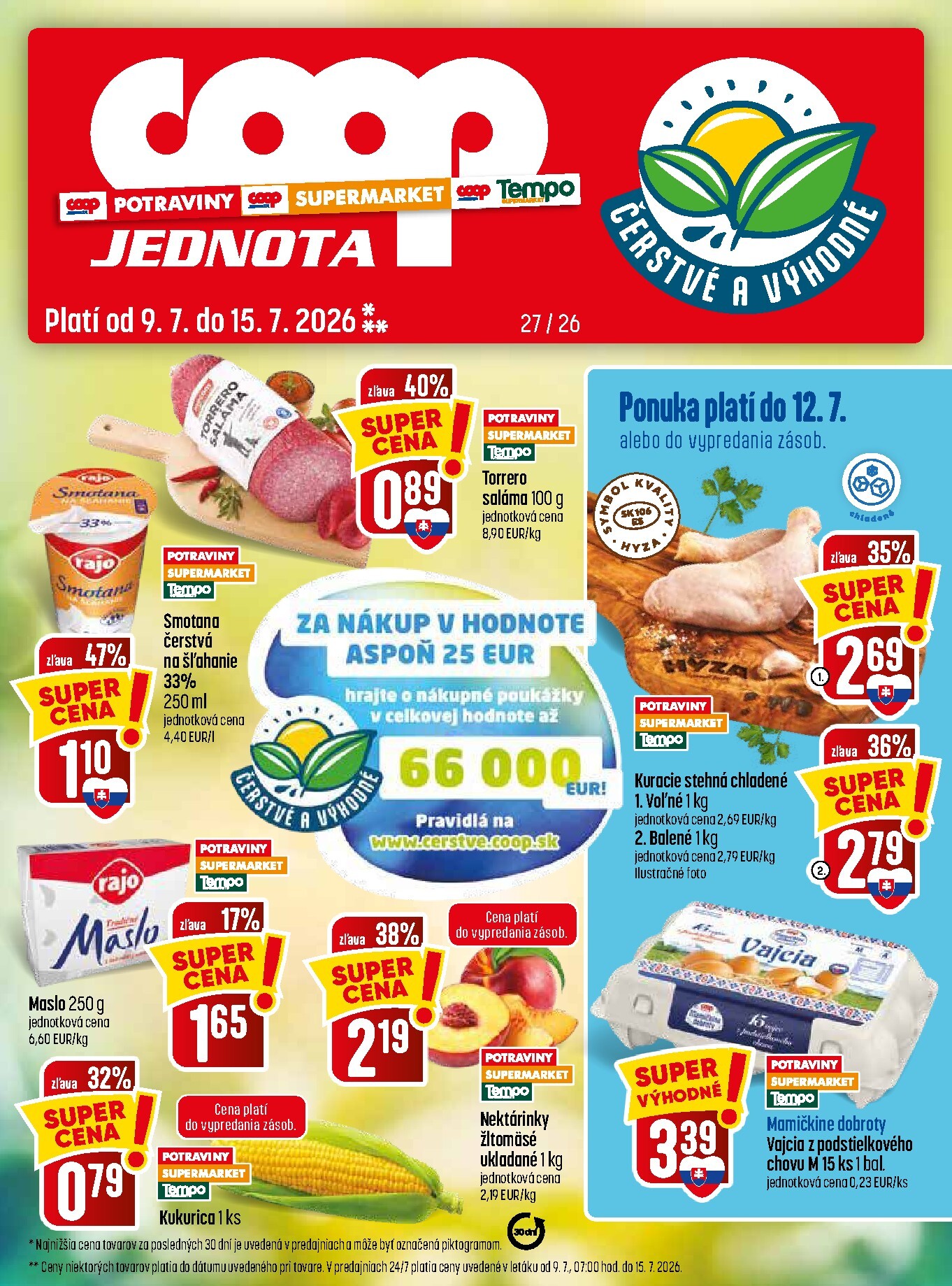 coop-jednota - Nový COOP Jednota leták od štvrtka, 09.07.2026 do stredy, 15.07.2026