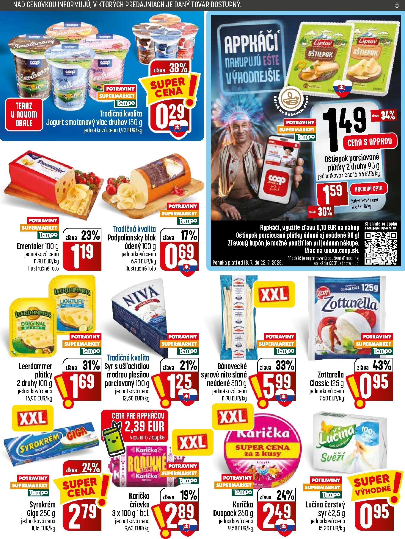 coop-jednota - Nový COOP Jednota leták od štvrtka, 16.07.2026 do stredy, 22.07.2026 - page: 5