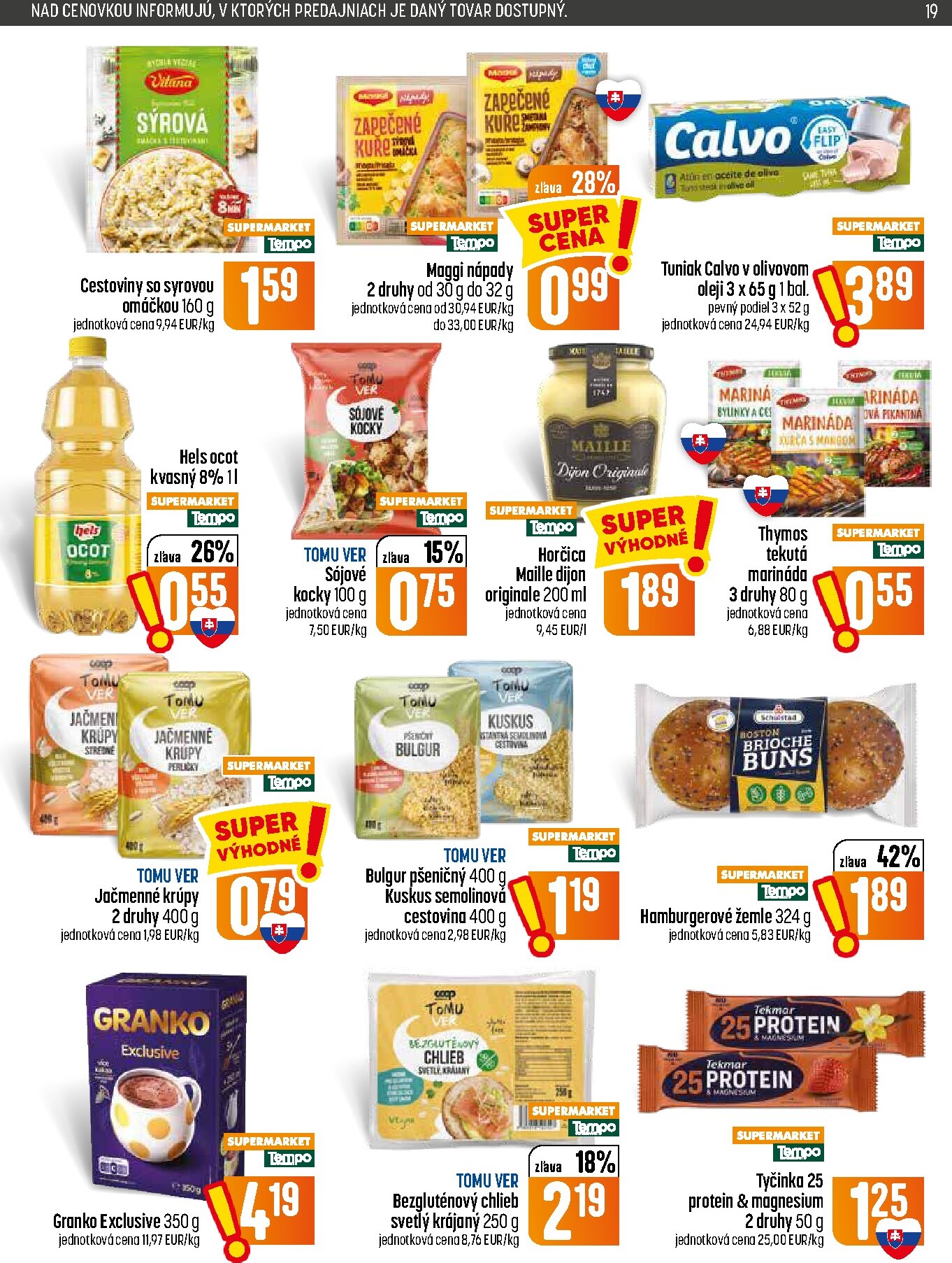 coop-jednota - Nový COOP Jednota leták od štvrtka, 16.07.2026 do stredy, 22.07.2026 - page: 19