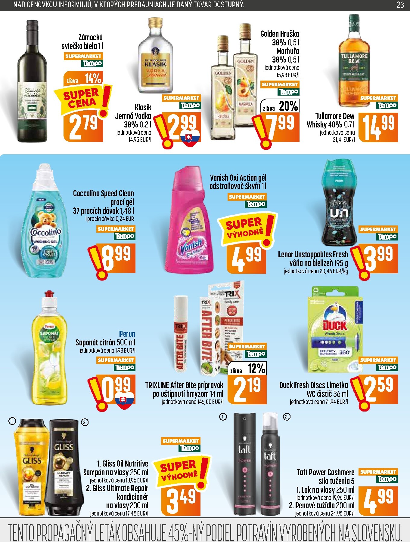coop-jednota - Nový COOP Jednota leták od štvrtka, 16.07.2026 do stredy, 22.07.2026 - page: 23