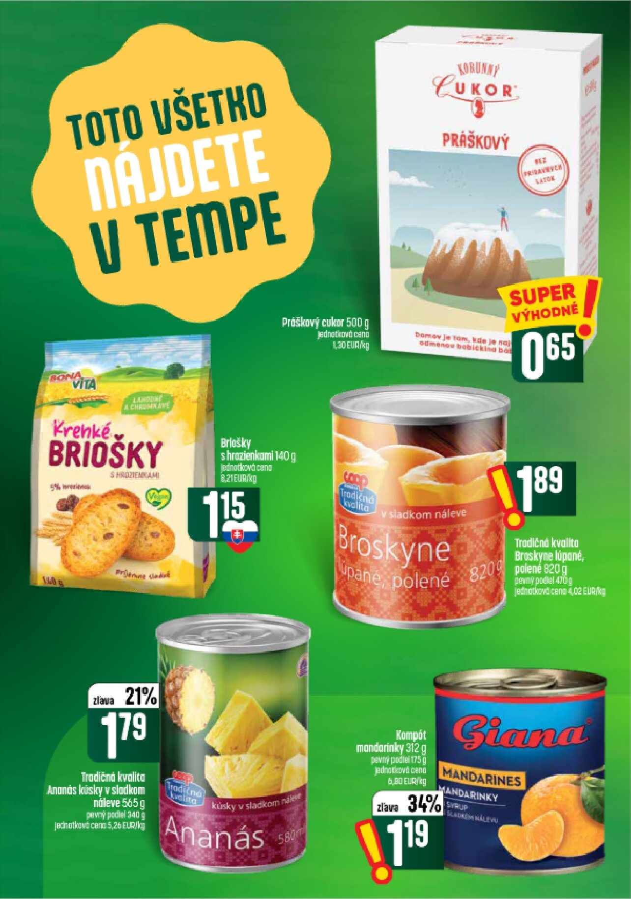 coop-jednota - Aktuálny COOP Jednota - Tempo leták od štvrtka, 09.07.2026 do stredy, 15.07.2026 - page: 34