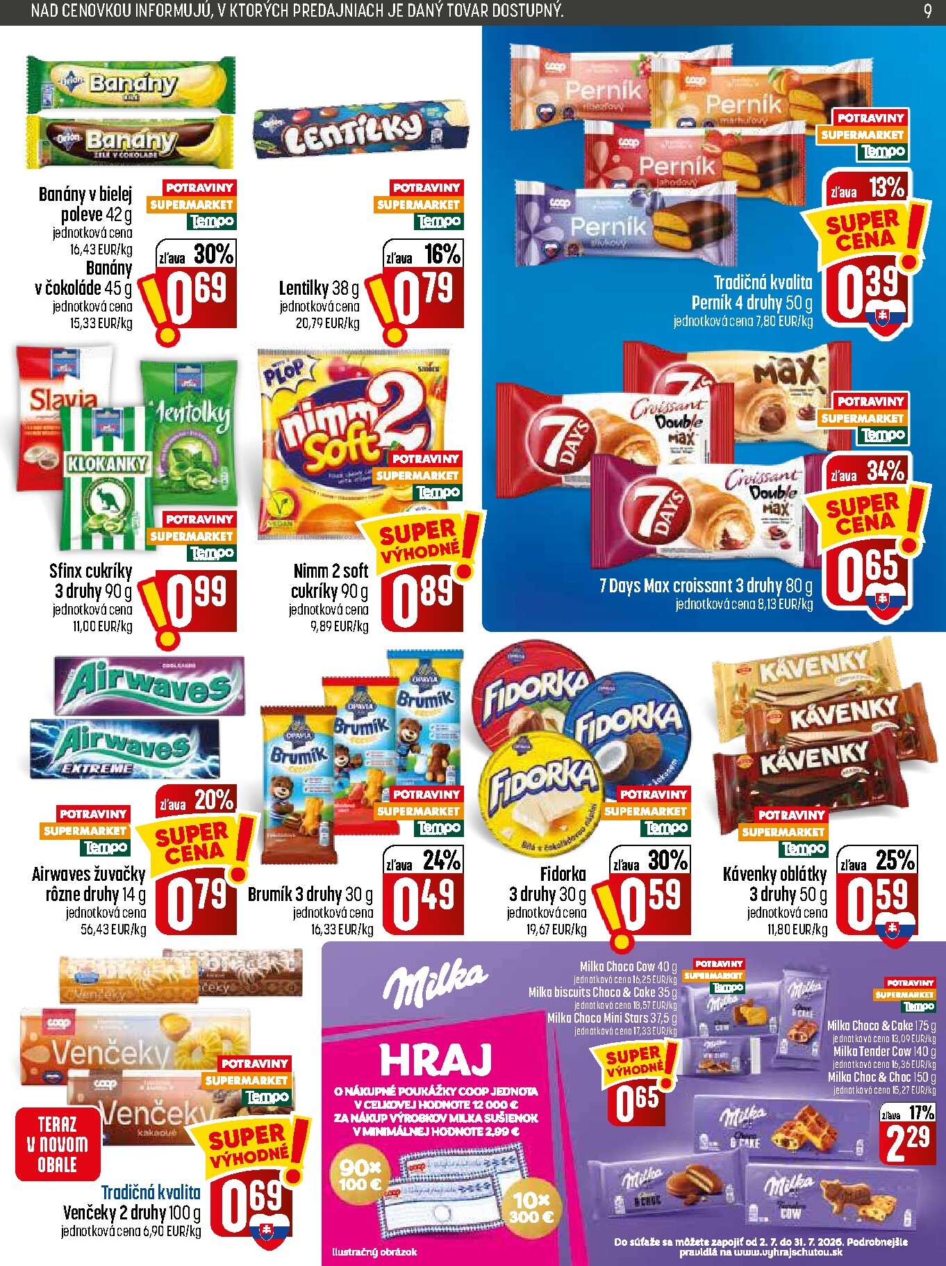coop-jednota - Nový COOP Jednota leták od štvrtka, 23.07.2026 do stredy, 29.07.2026 - page: 9