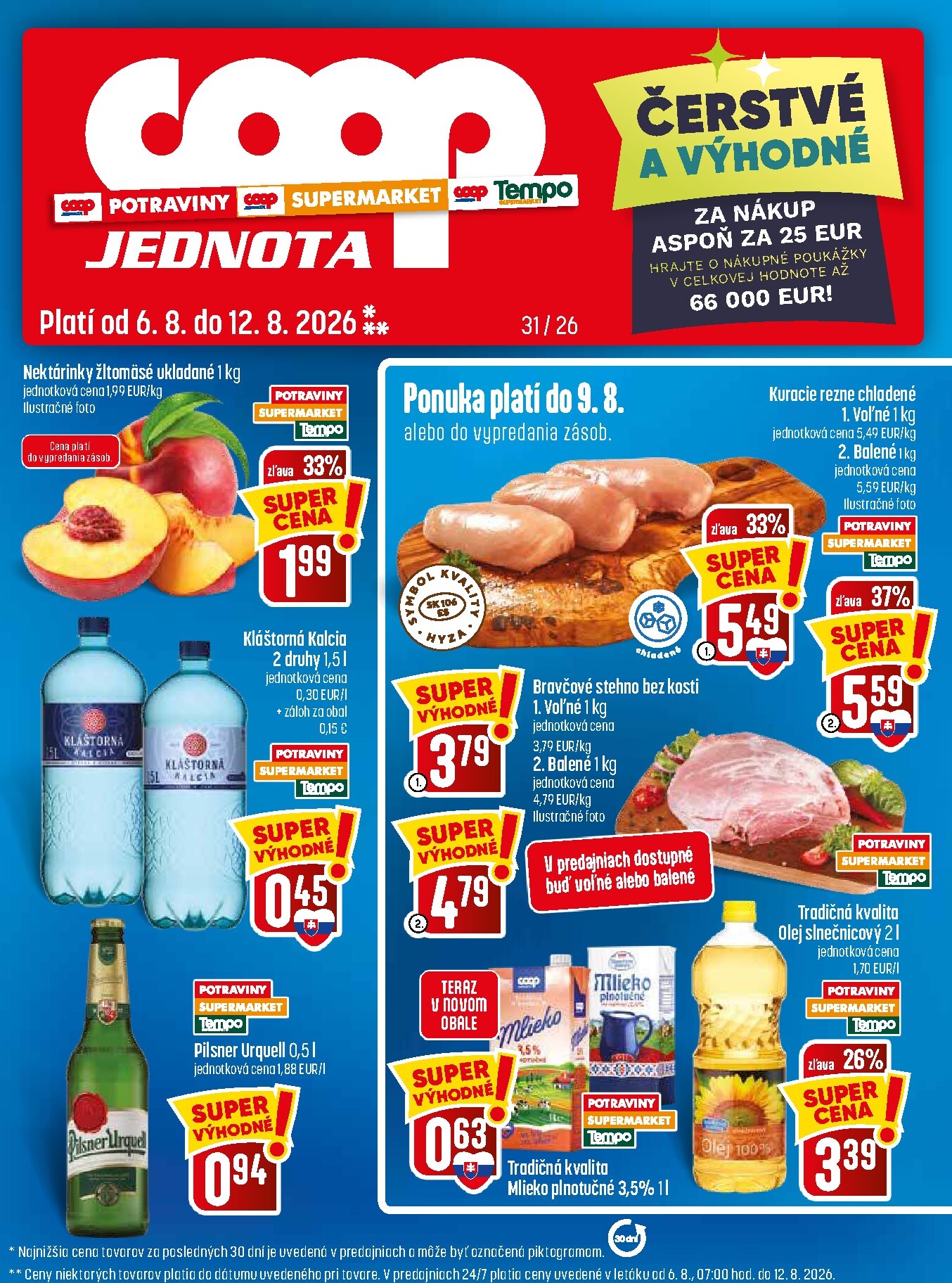 coop-jednota - Nový COOP Jednota leták od štvrtka, 06.08.2026 do stredy, 12.08.2026