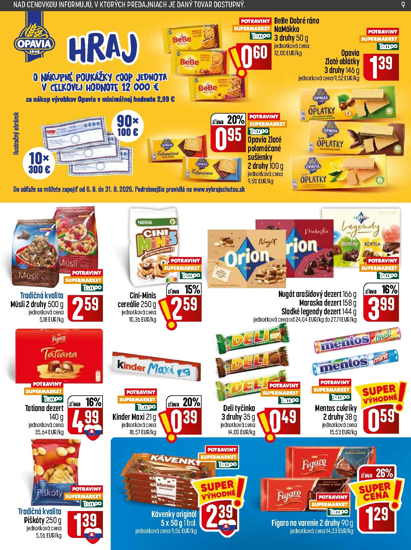 coop-jednota - Nový COOP Jednota leták od štvrtka, 06.08.2026 do stredy, 12.08.2026 - page: 9