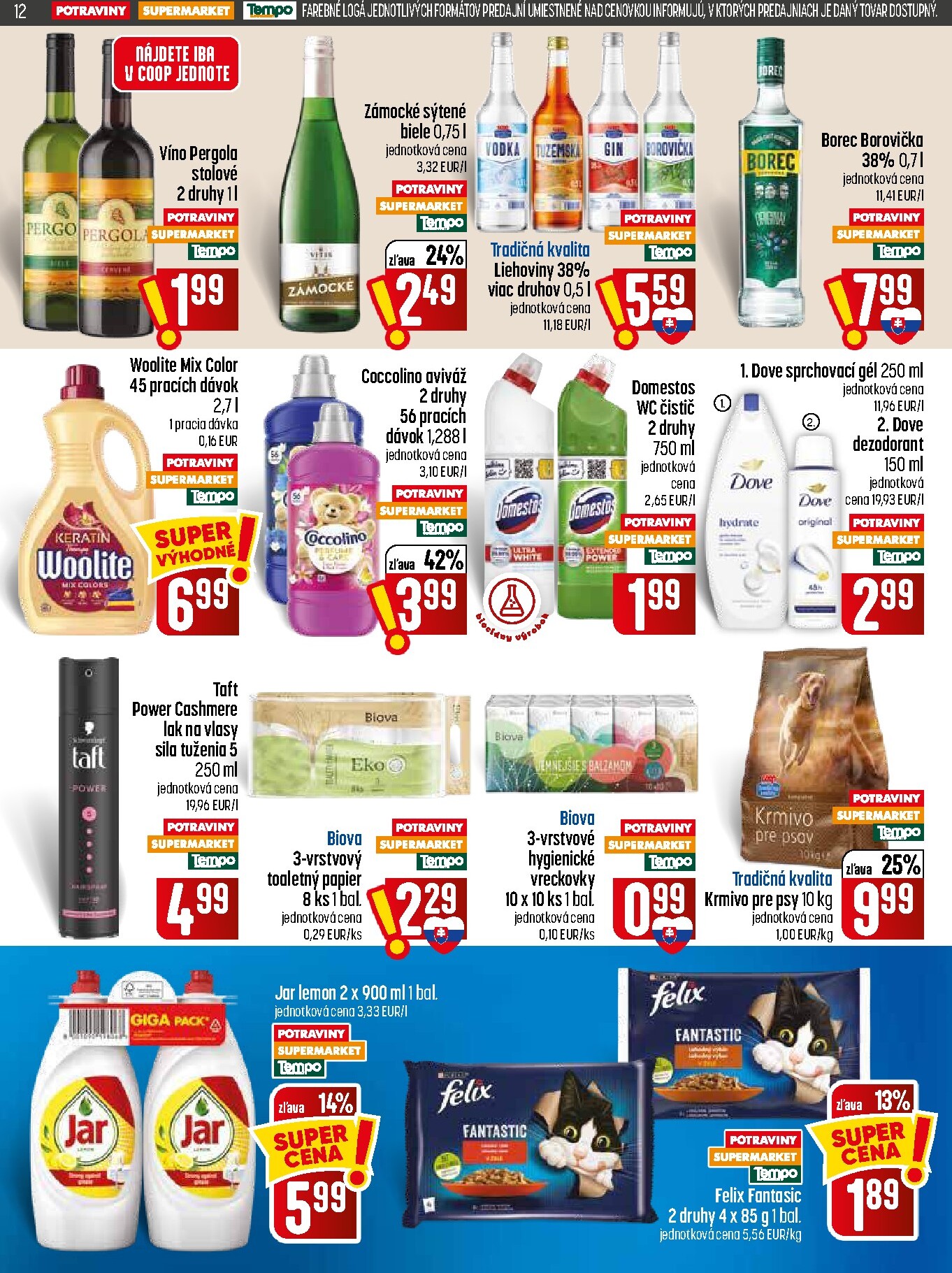 coop-jednota - Nový COOP Jednota leták od štvrtka, 06.08.2026 do stredy, 12.08.2026 - page: 12