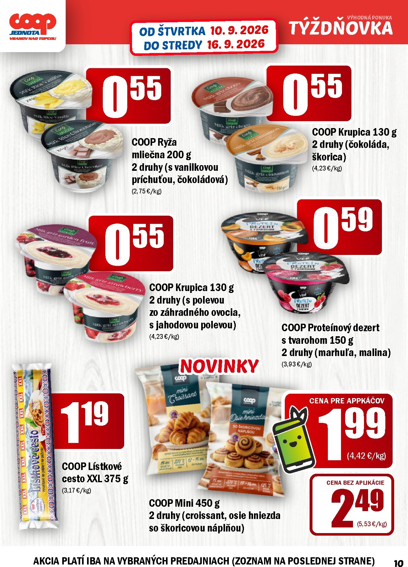 coop-jednota - Aktuálny COOP Jednota leták od štvrtka, 10.09.2026 do stredy, 16.09.2026 - page: 10