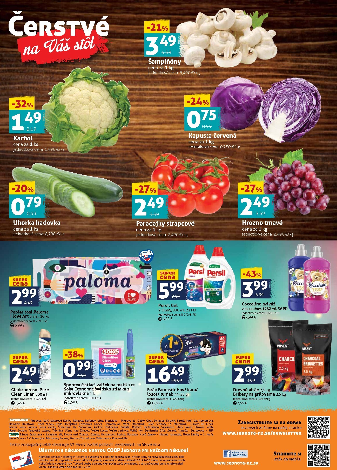 coop-jednota - Nový COOP Jednota - Regionálny leták COOP Jednota Nové Zámky leták od piatku, 18.09.2026 do nedele, 20.09.2026 - page: 4