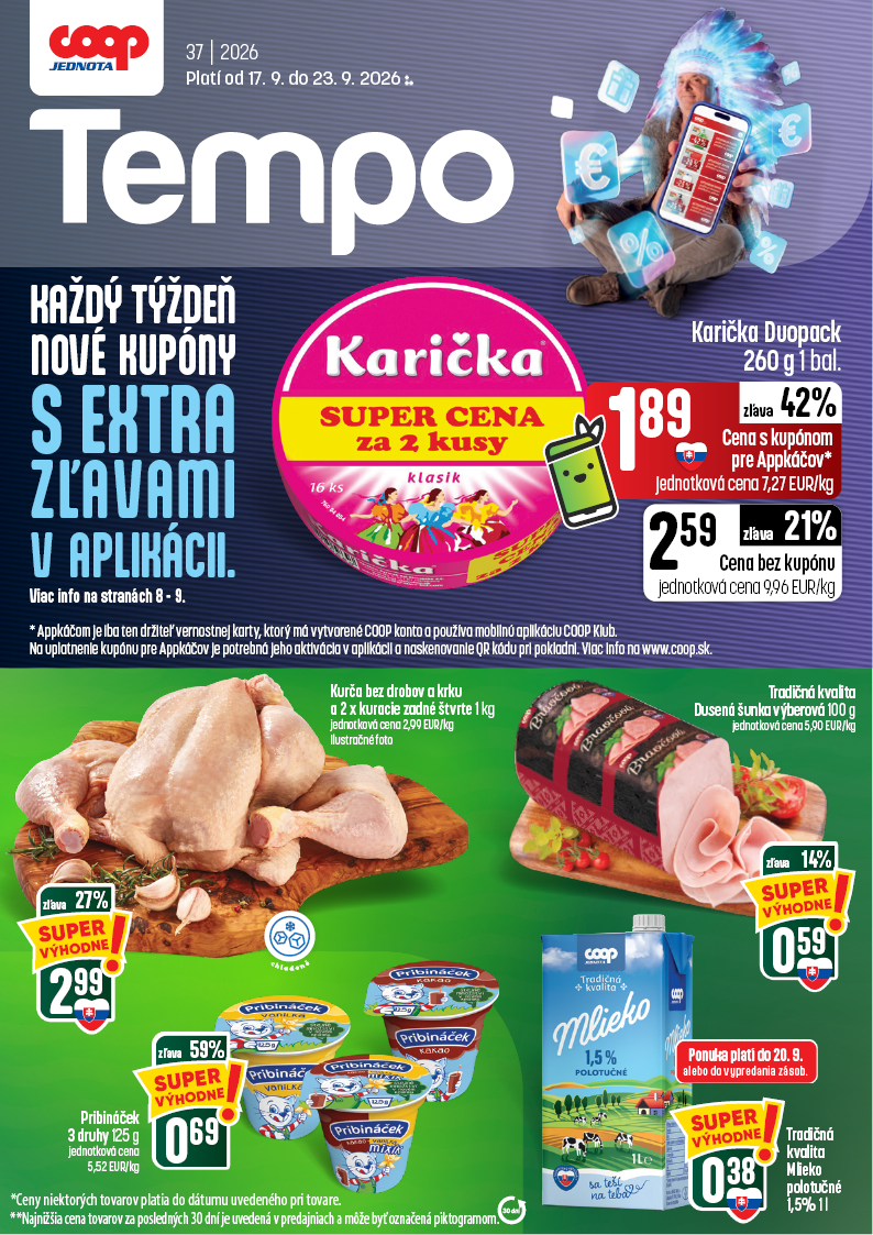 coop-jednota - Nový COOP Jednota leták od štvrtka, 17.09.2026 do stredy, 23.09.2026