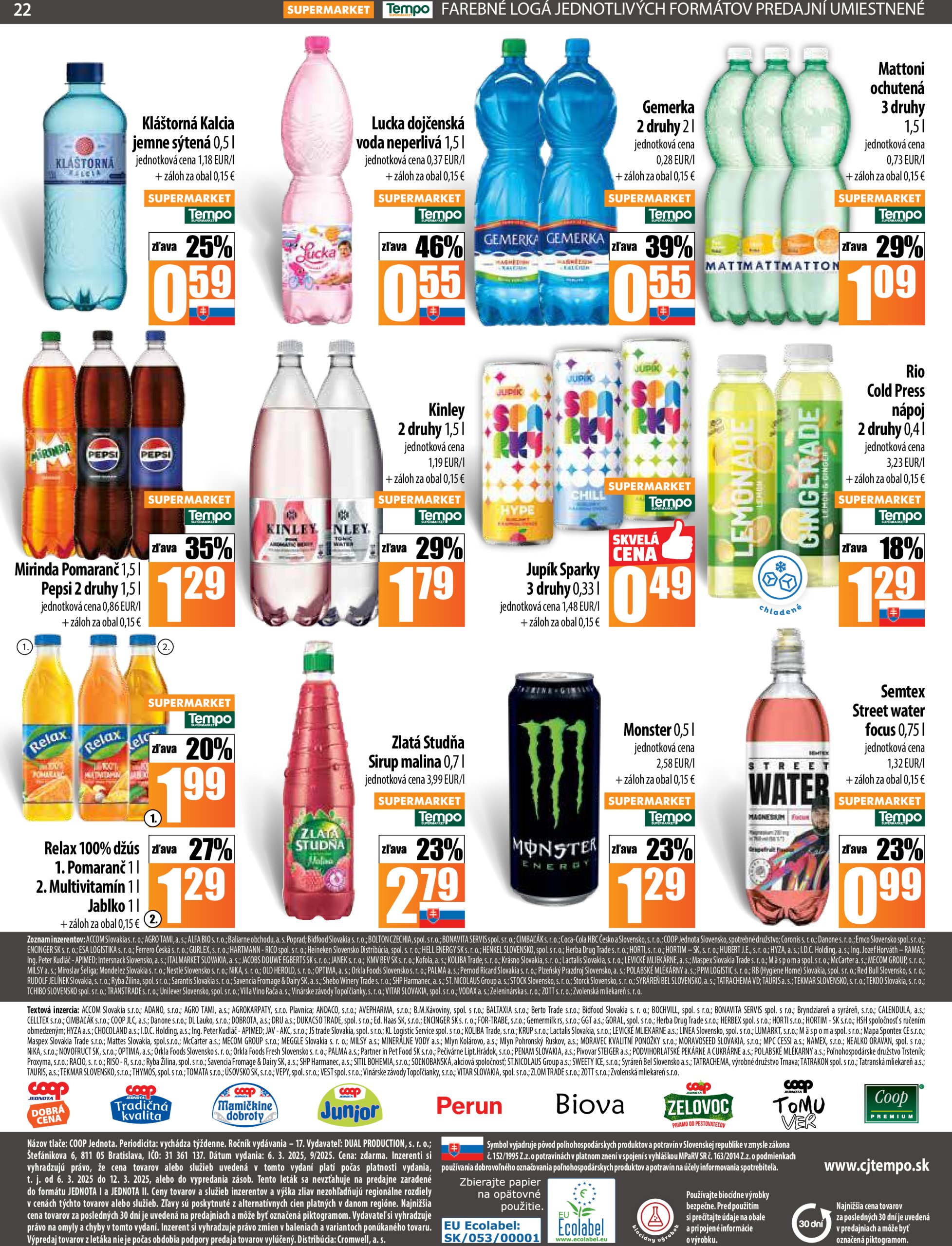 coop-jednota - COOP Jednota leták platný od 06.03. - 12.03. - page: 22
