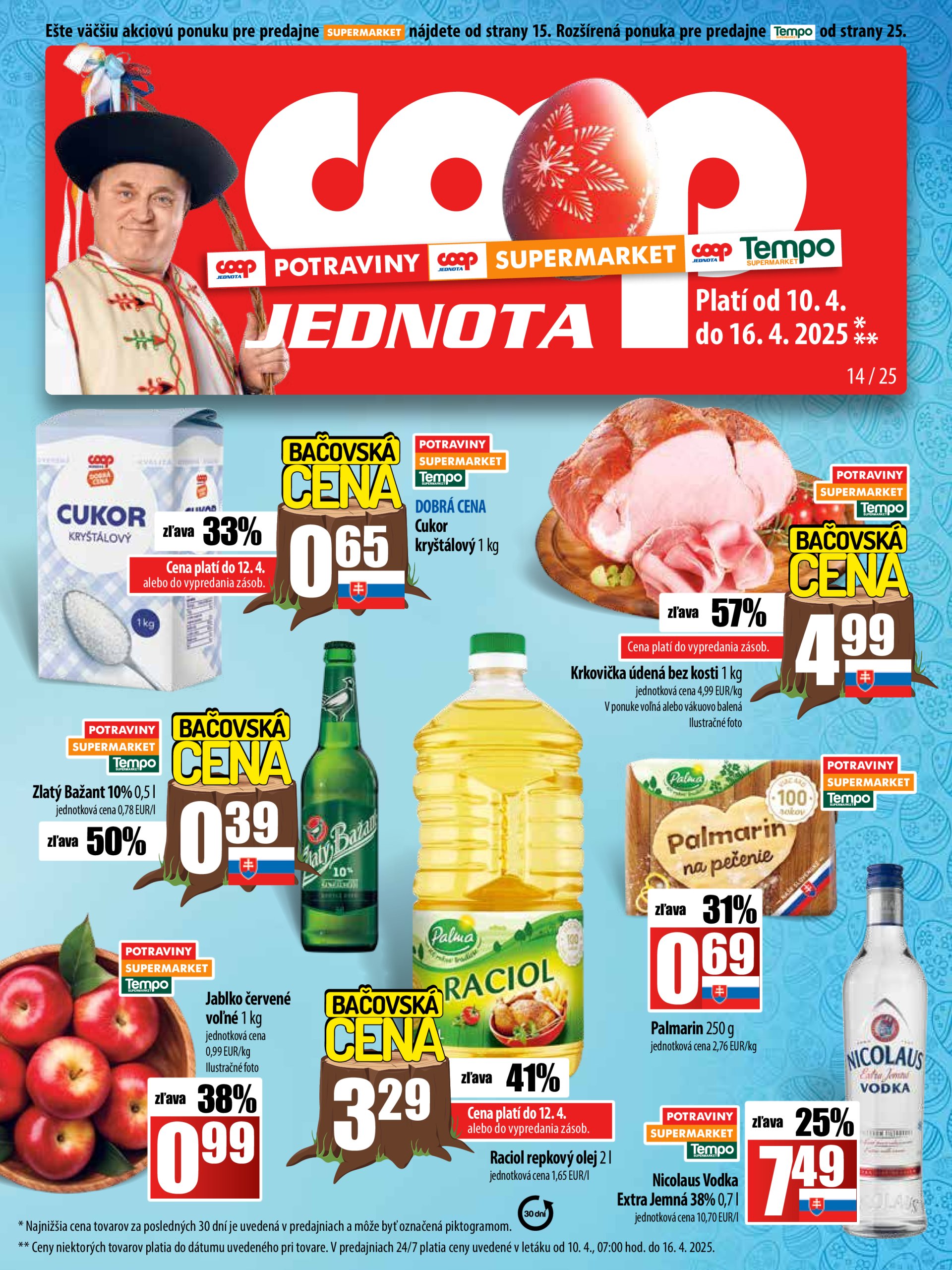 coop-jednota - COOP Jednota - Tempo leták platný od 10.04. - 16.04.
