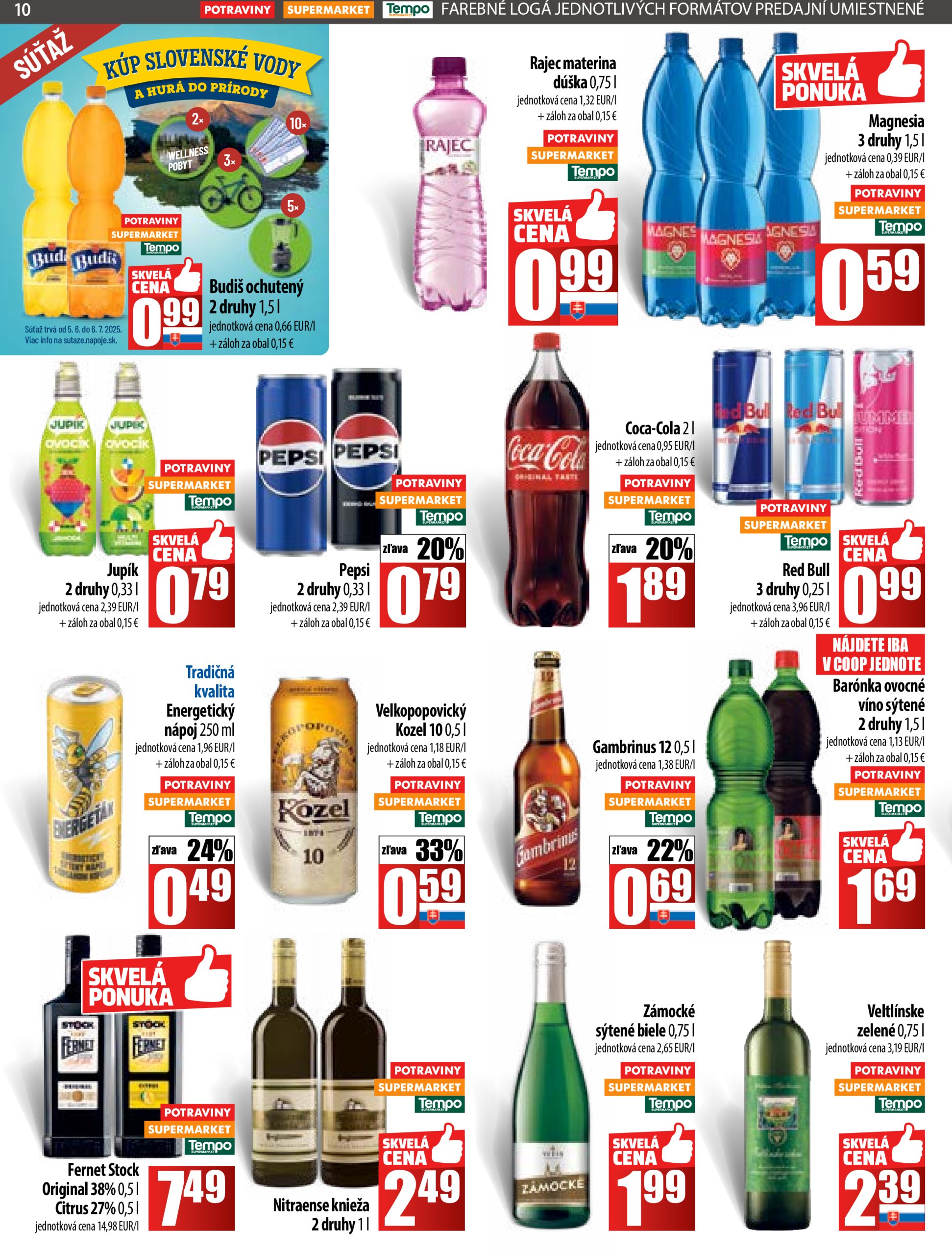 coop-jednota - Leták COOP Jednota platný od 05.06. - 11.06. - page: 10