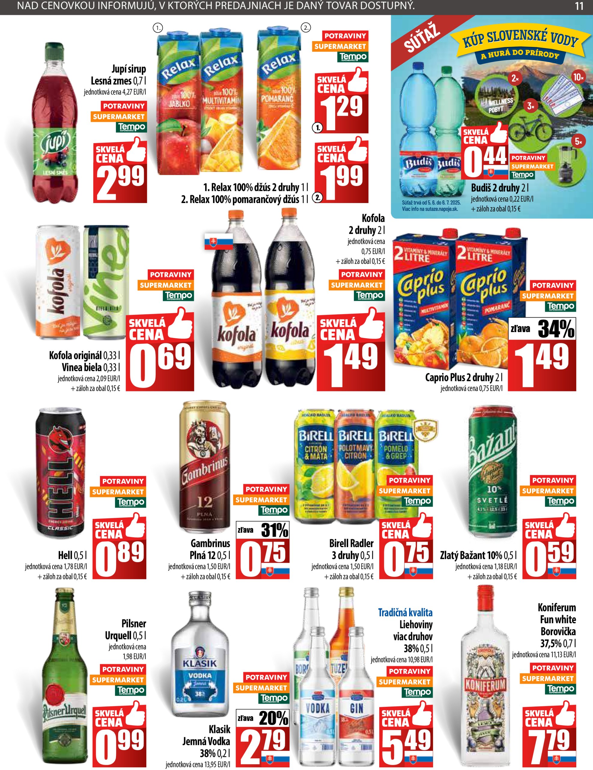 coop-jednota - Leták COOP Jednota - Tempo platný od 12.06. do 18.06. - page: 11
