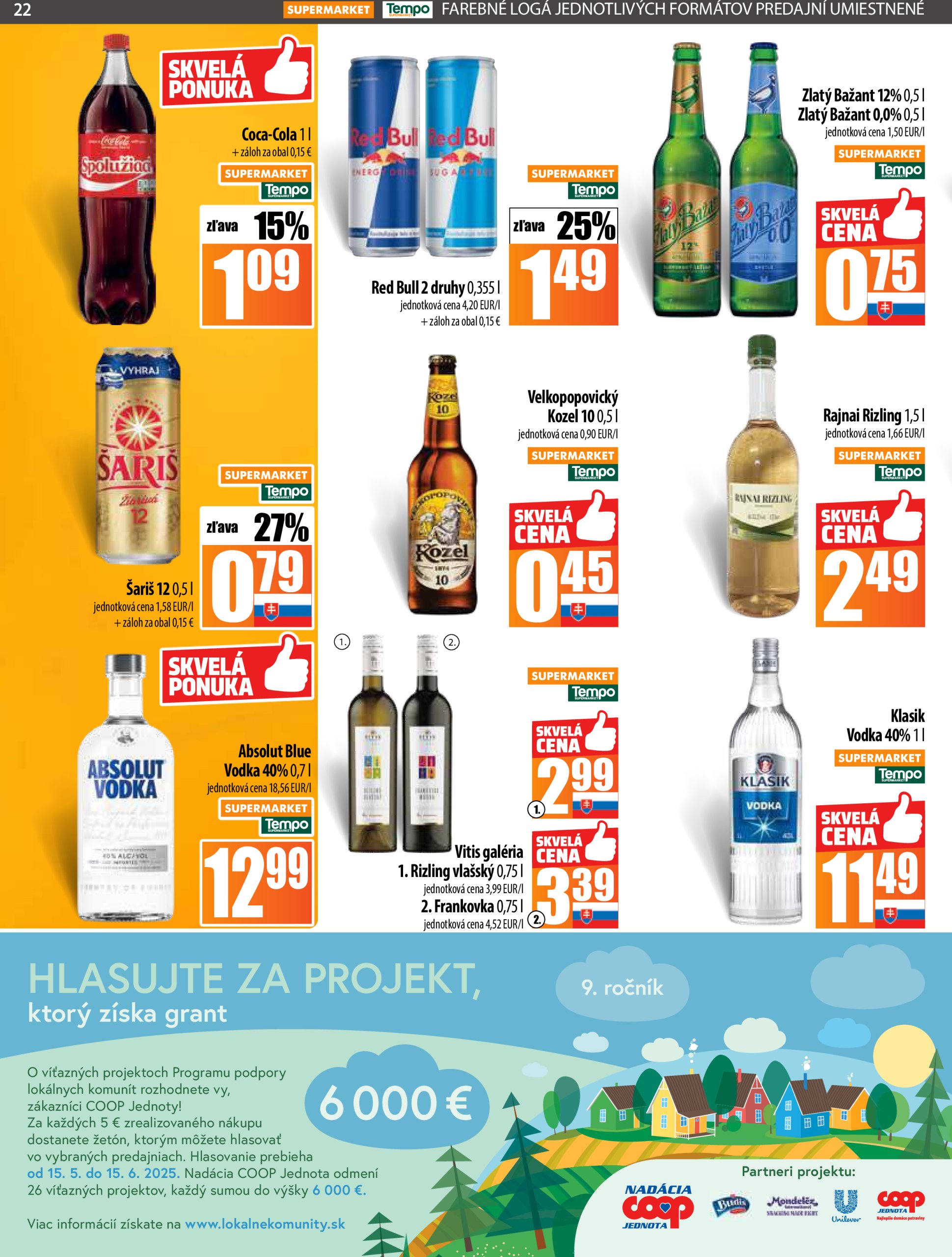 coop-jednota - Leták COOP Jednota - Tempo platný od 12.06. do 18.06. - page: 22