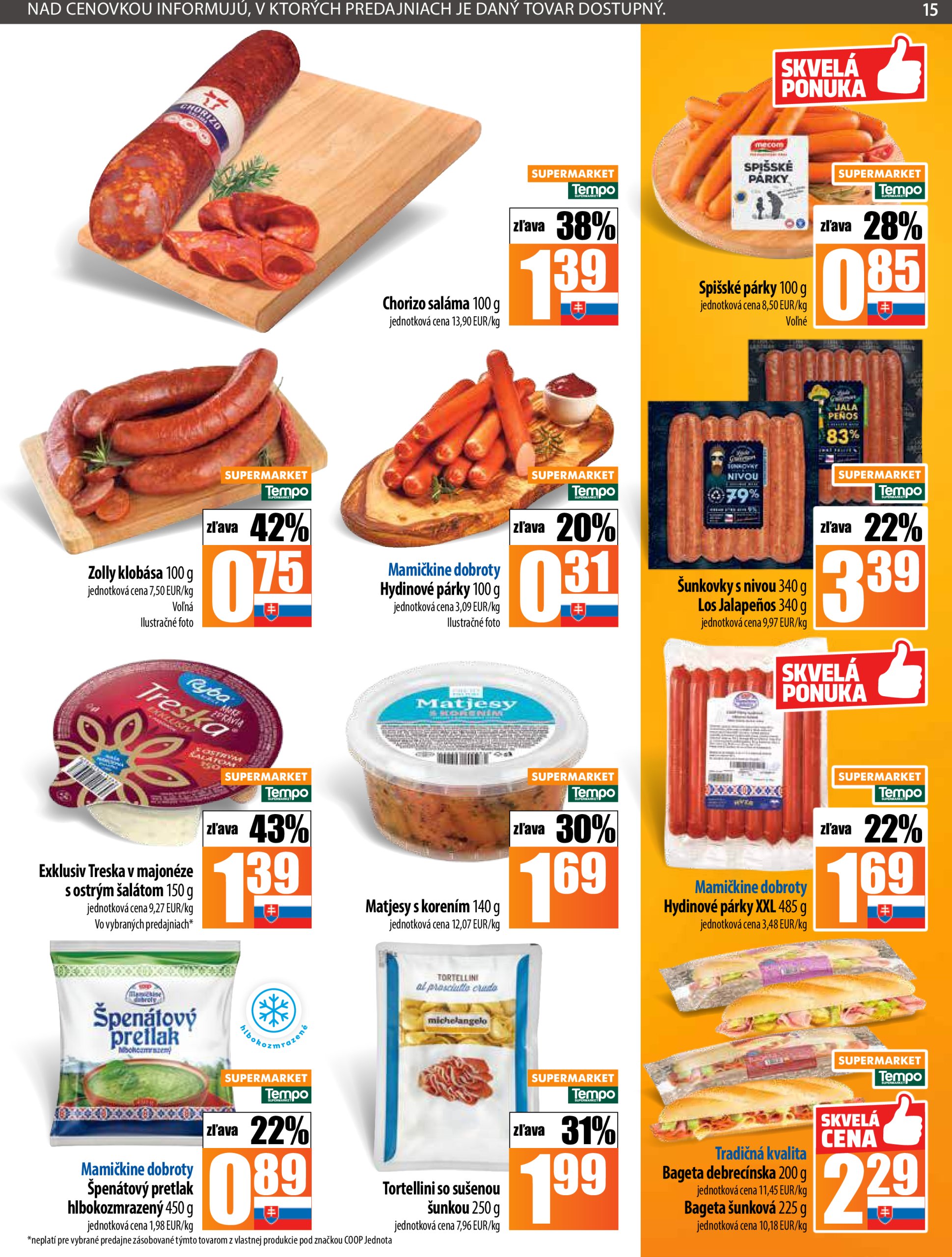 coop-jednota - Leták COOP Jednota - Tempo platný od 12.06. do 18.06. - page: 15