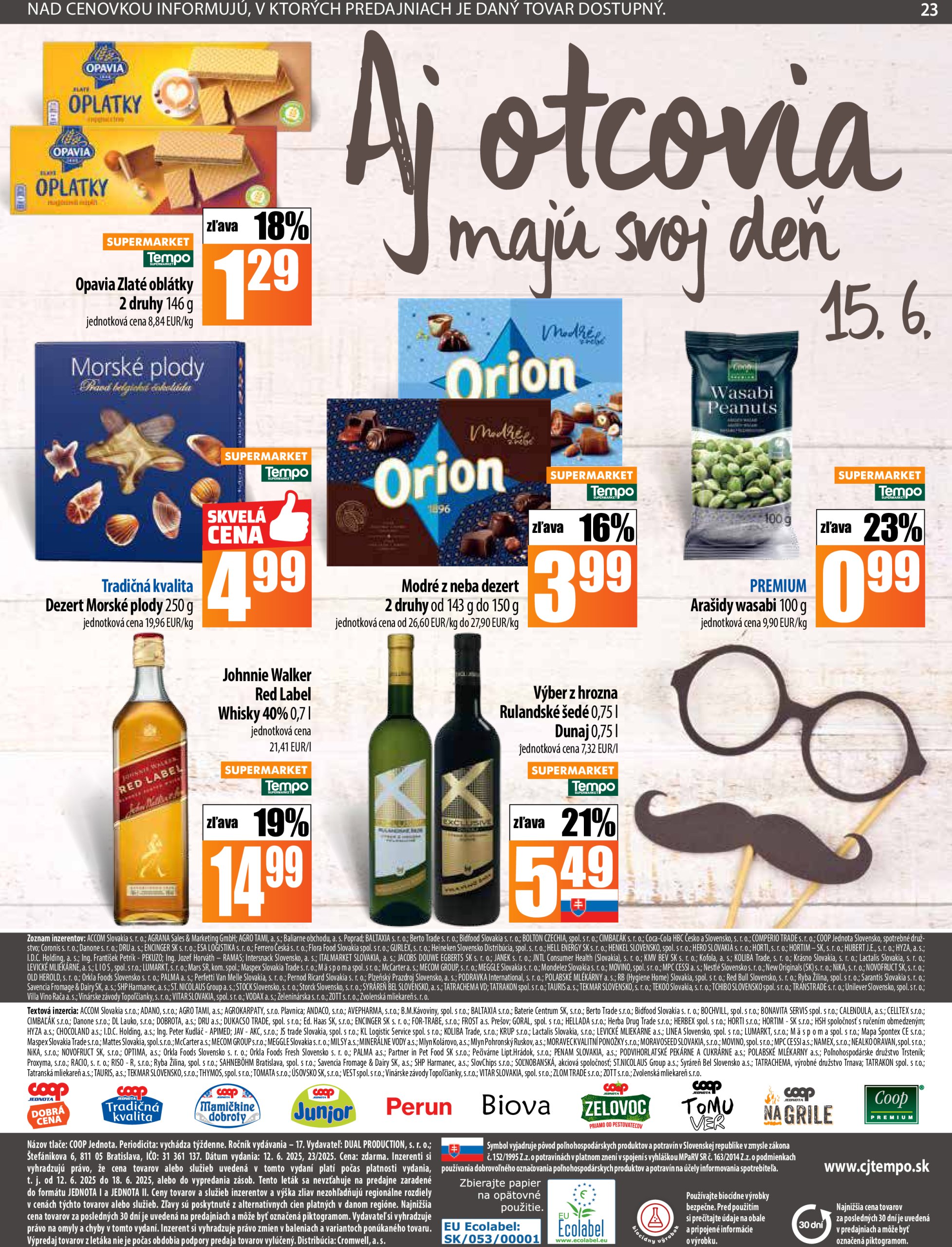 coop-jednota - Leták COOP Jednota - Tempo platný od 12.06. do 18.06. - page: 23