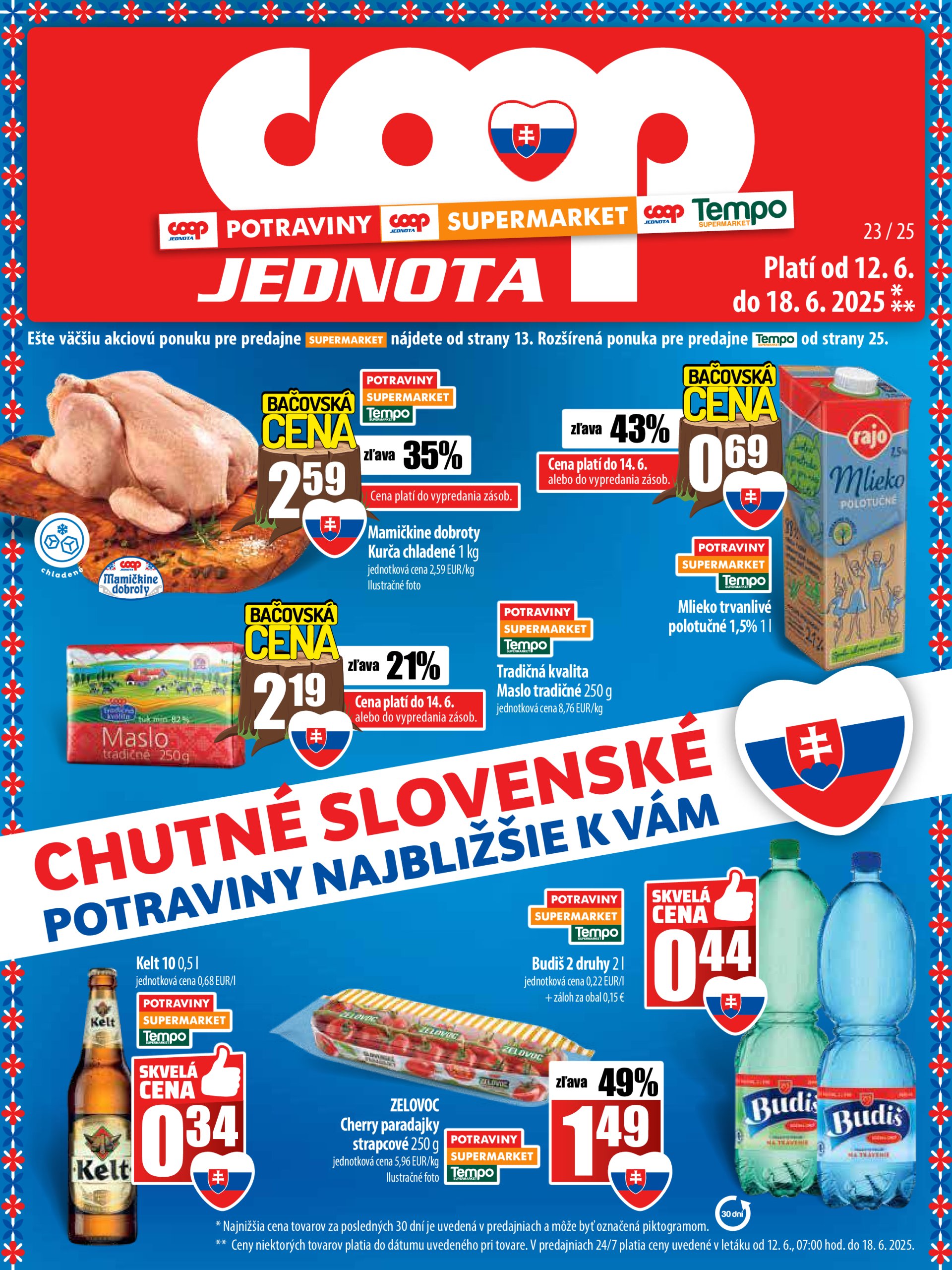 coop-jednota - Leták COOP Jednota - Tempo platný od 12.06. do 18.06. - page: 1