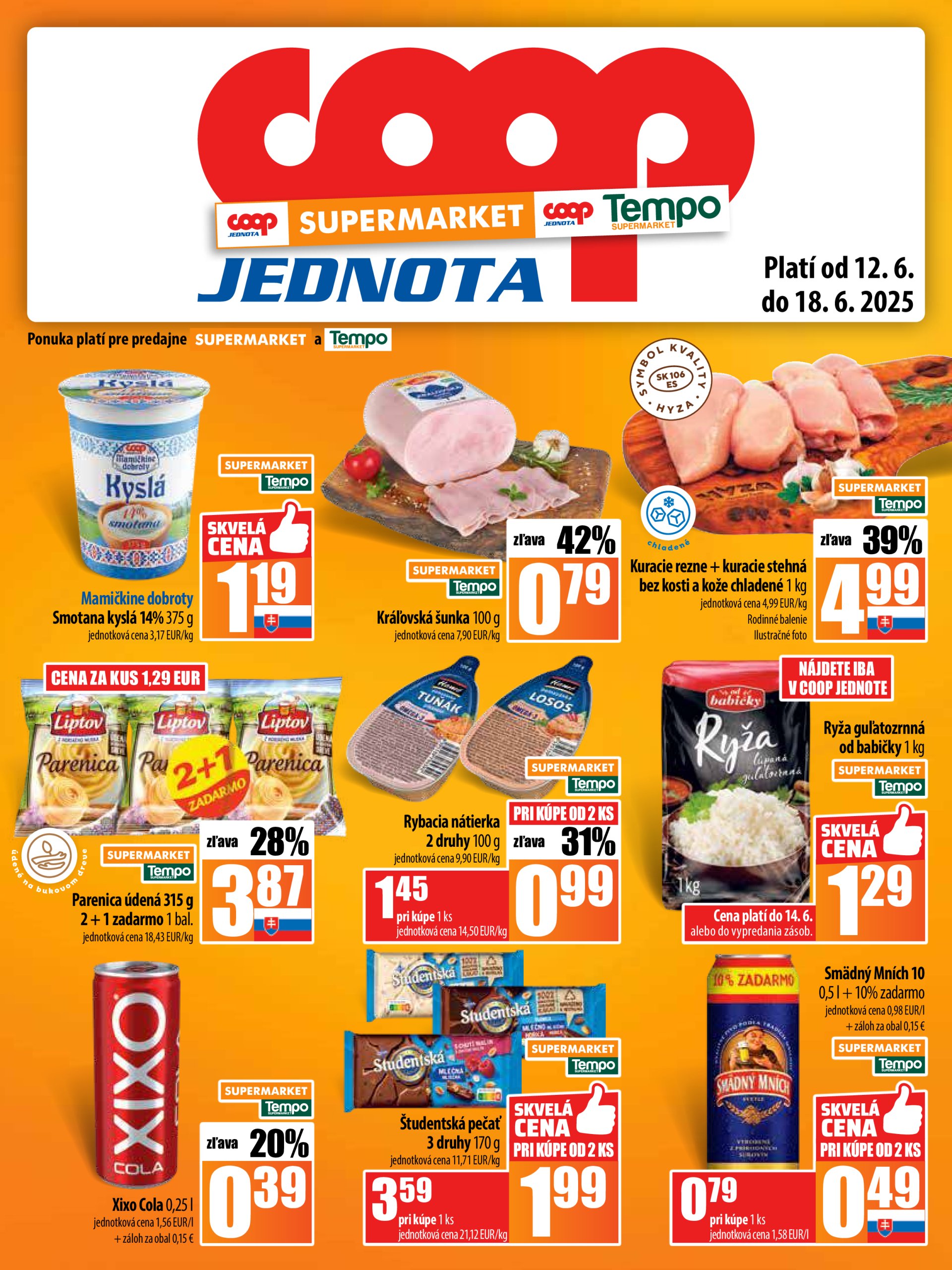 coop-jednota - Leták COOP Jednota - Tempo platný od 12.06. do 18.06. - page: 13